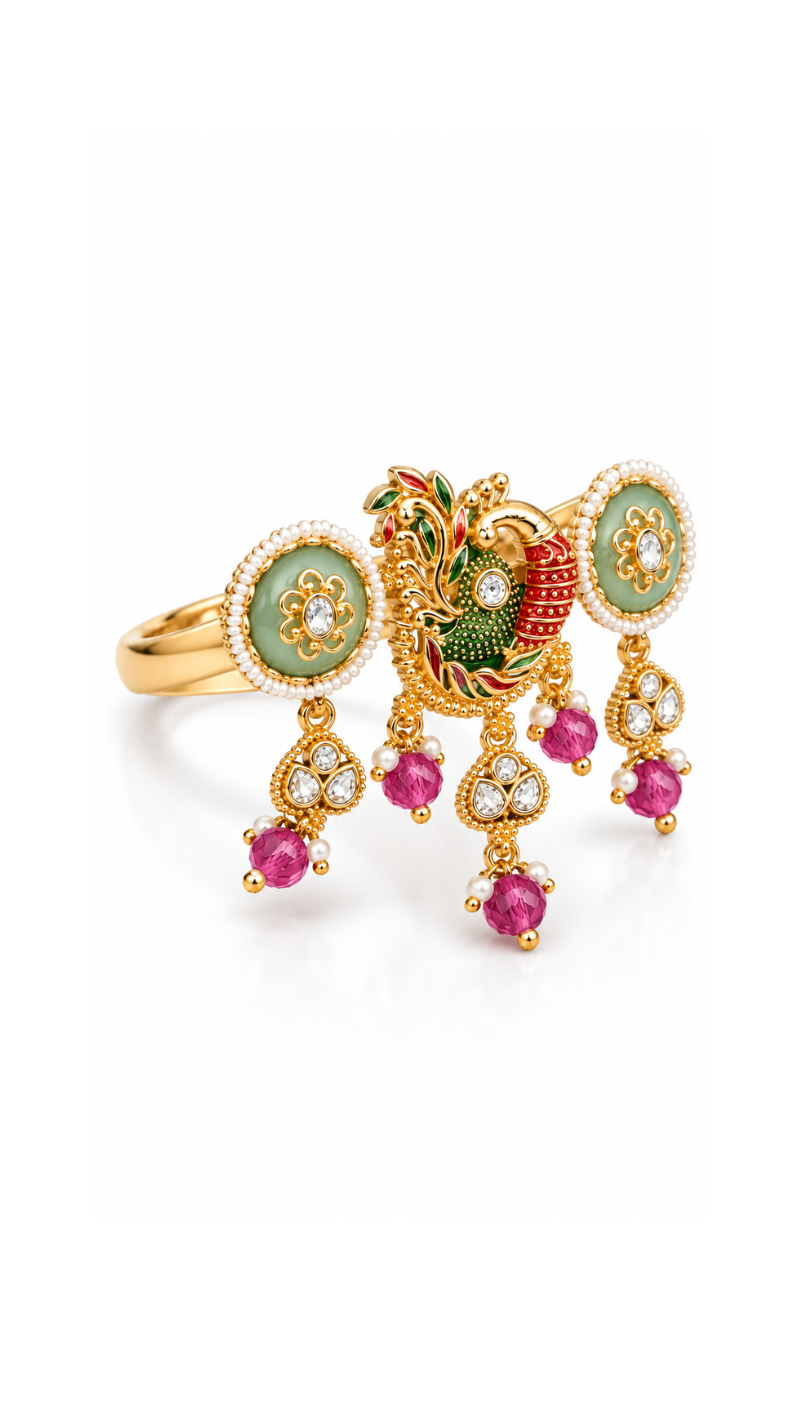 Triple Charm Ring