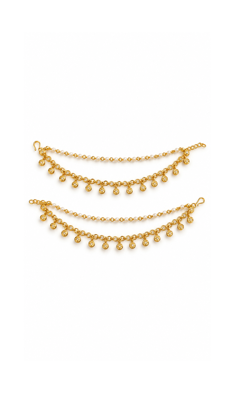Sunehri Charm Hair Chain