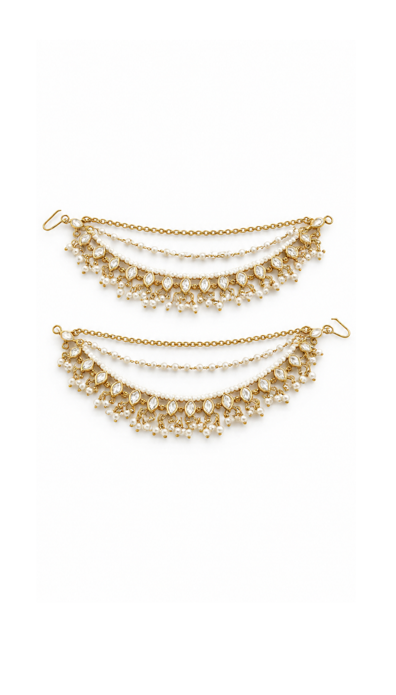 Kundan Royale Hair Chain