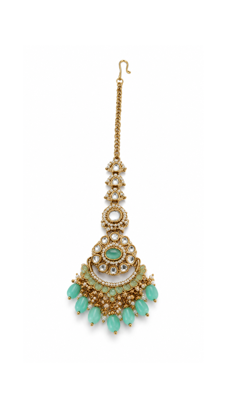 Meher Emerald Bridal Set