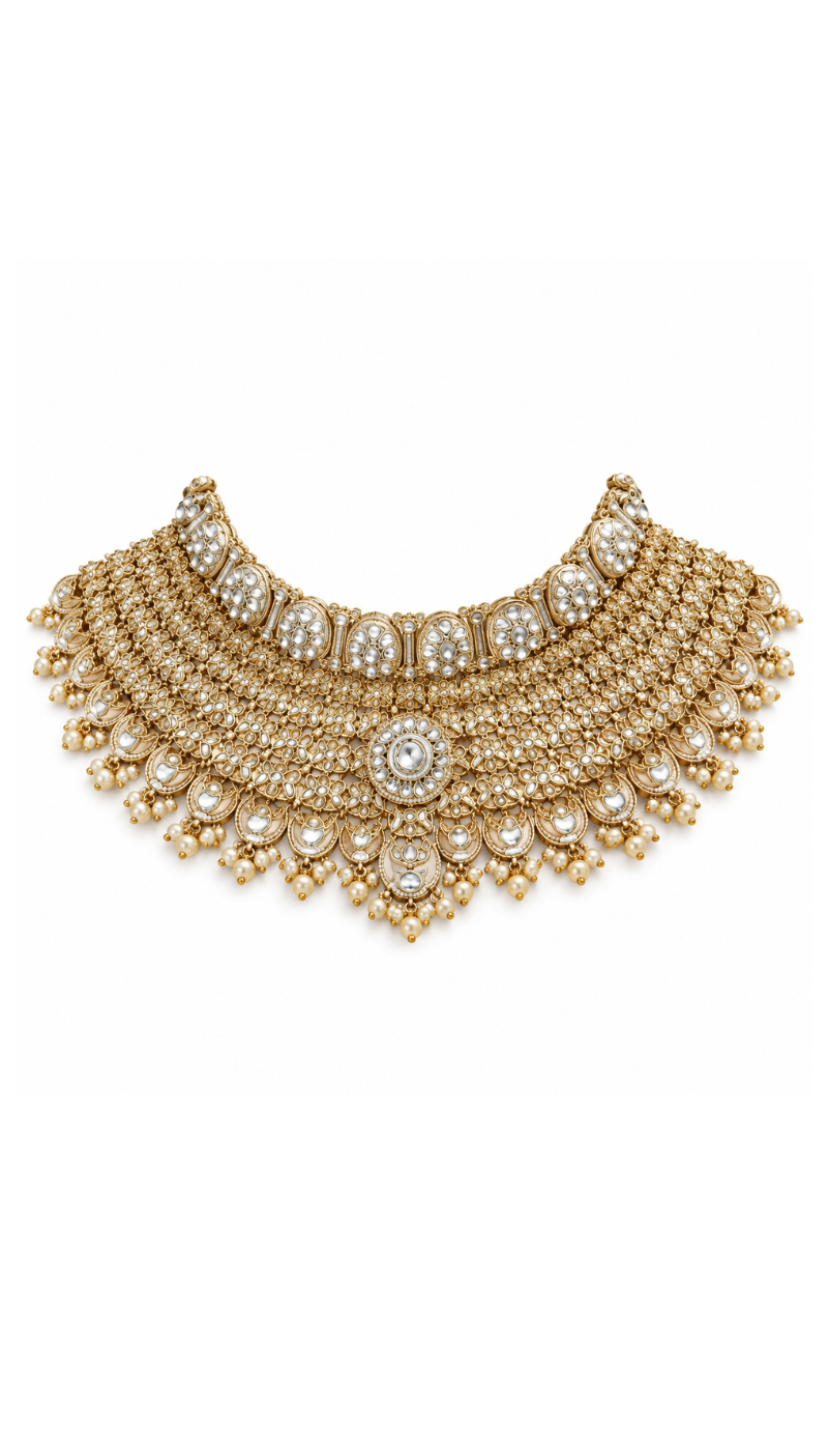 Gold Rajwada Bridal Set