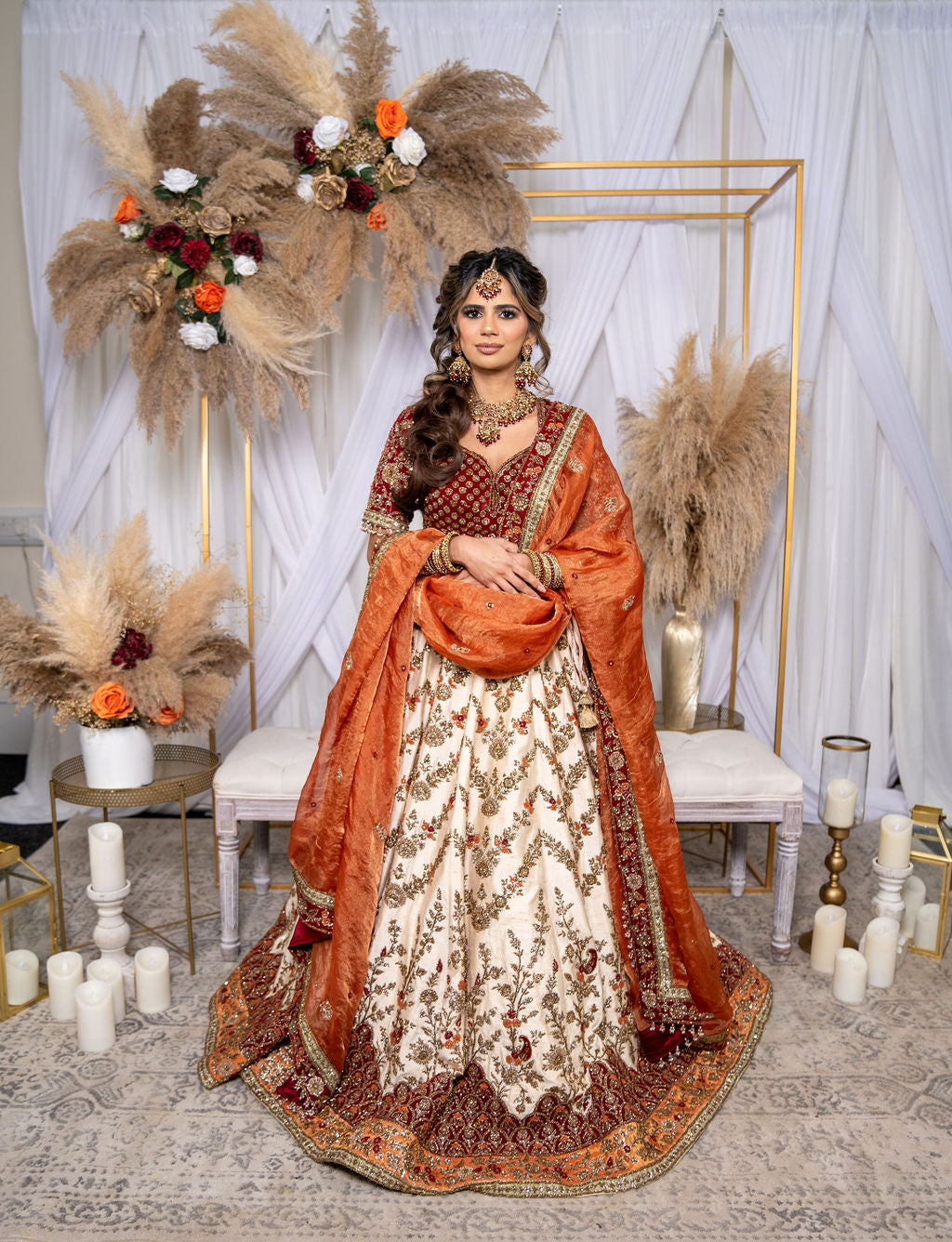 Multicolour Bridal Lehenga
