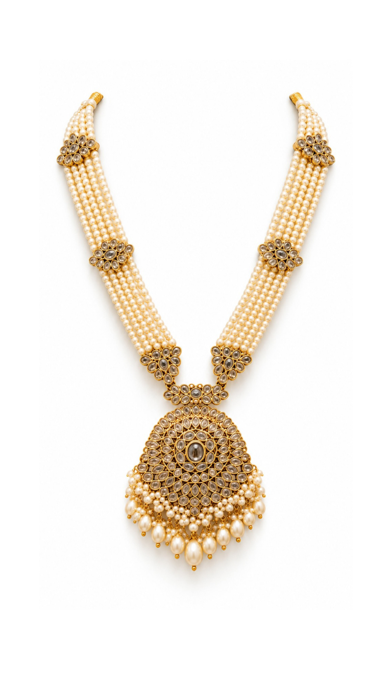 Ivory Pearl Heritage Necklace Set
