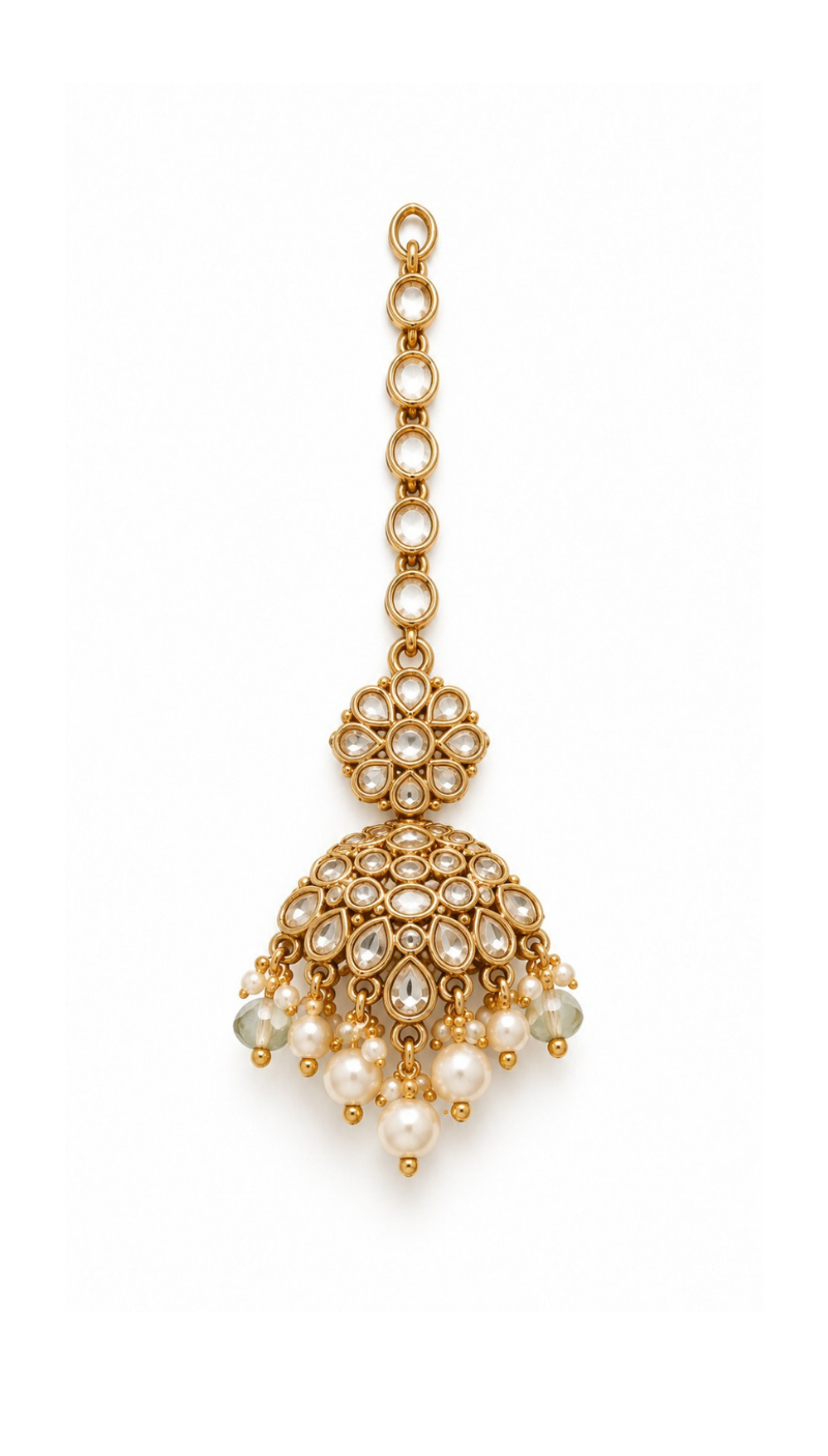 Kundan Layered Polki Necklace Set