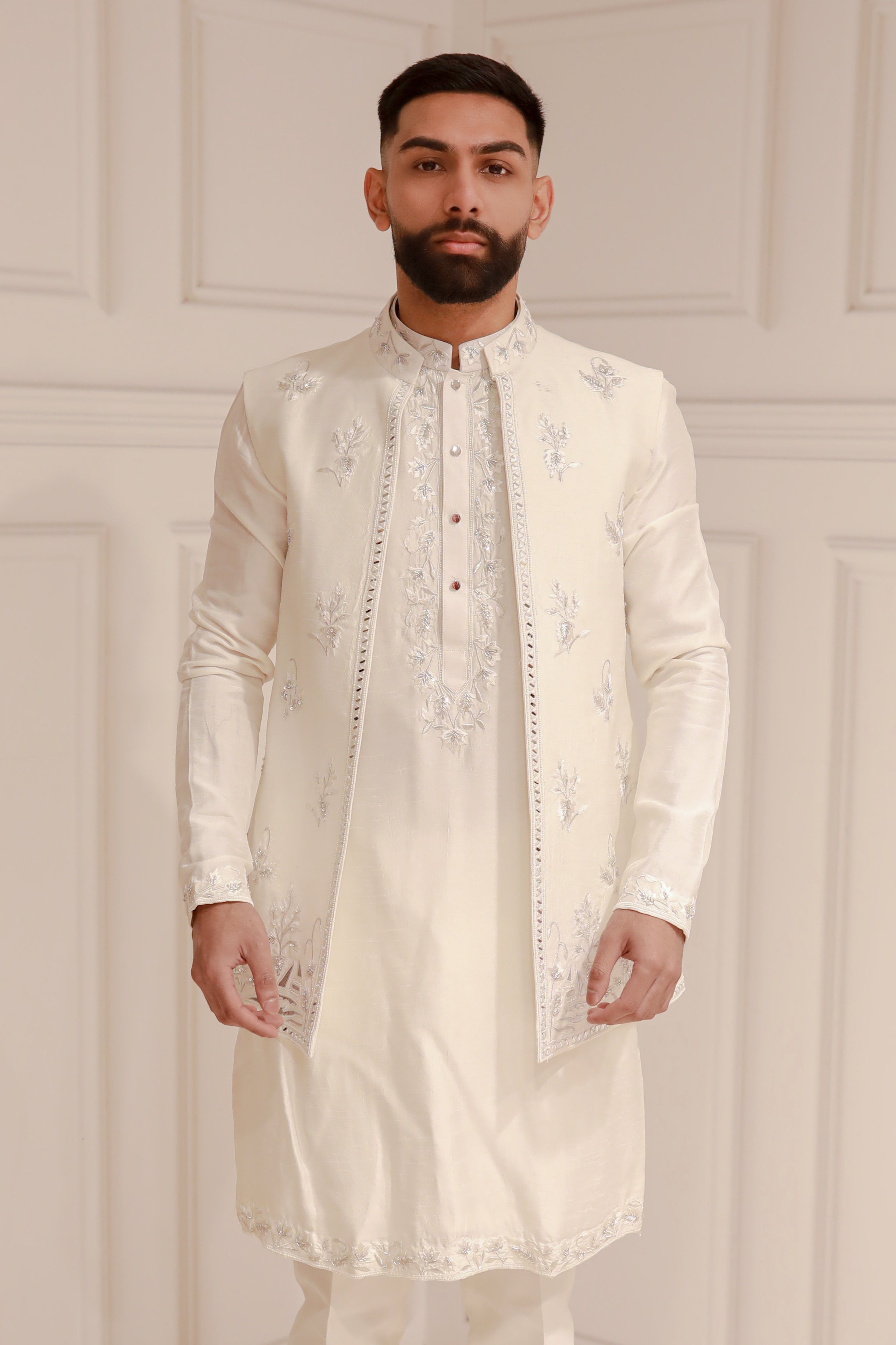 SHERWANI WITH KURTA AND TROUSER