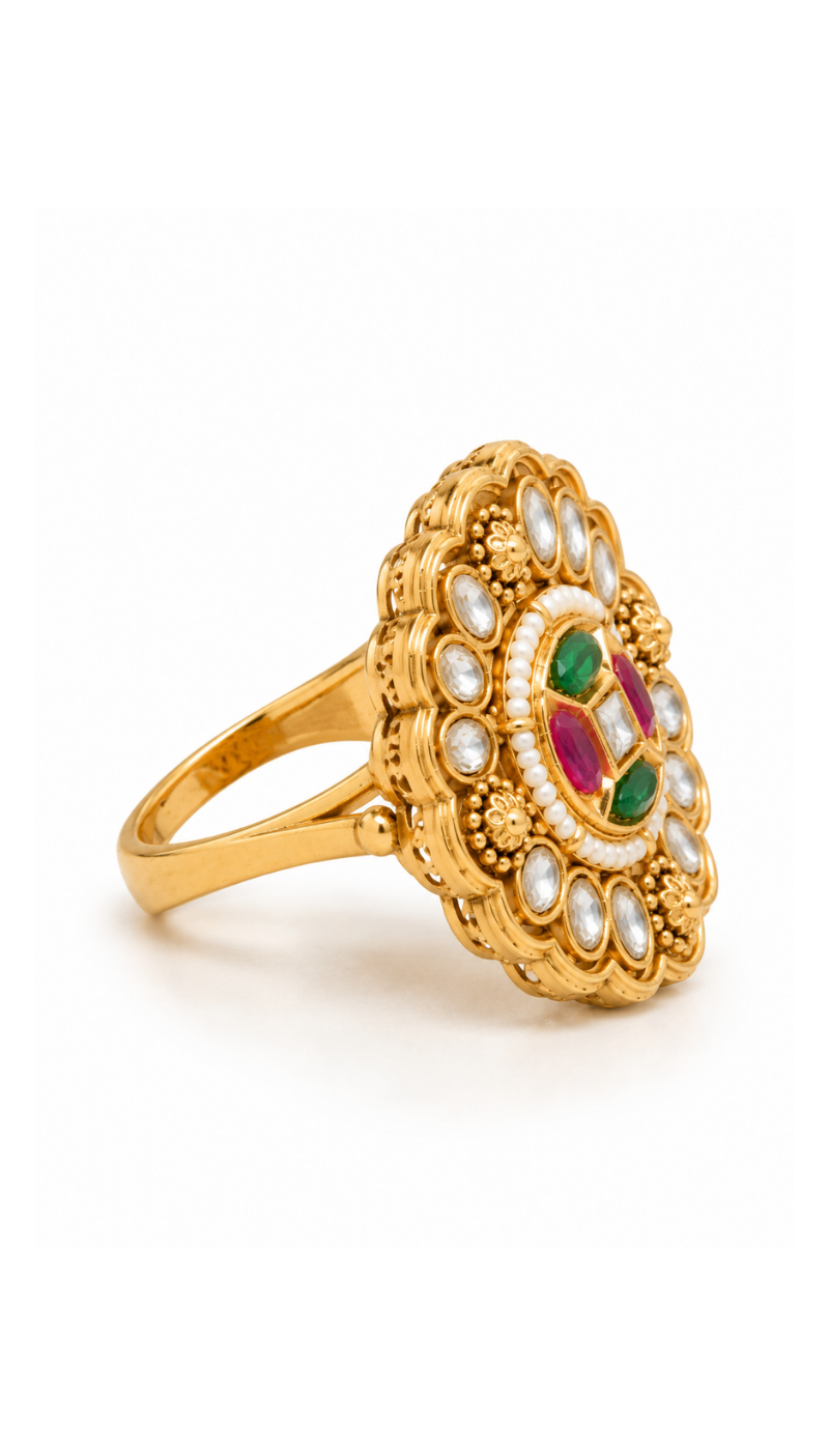 Royal Floral Ring