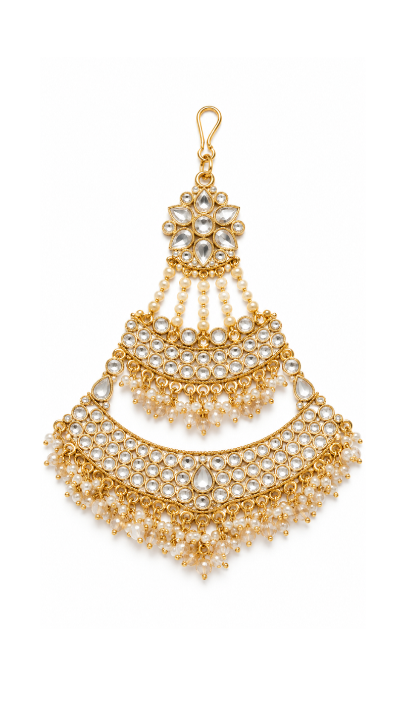 Ivory Crystal Layered Passa
