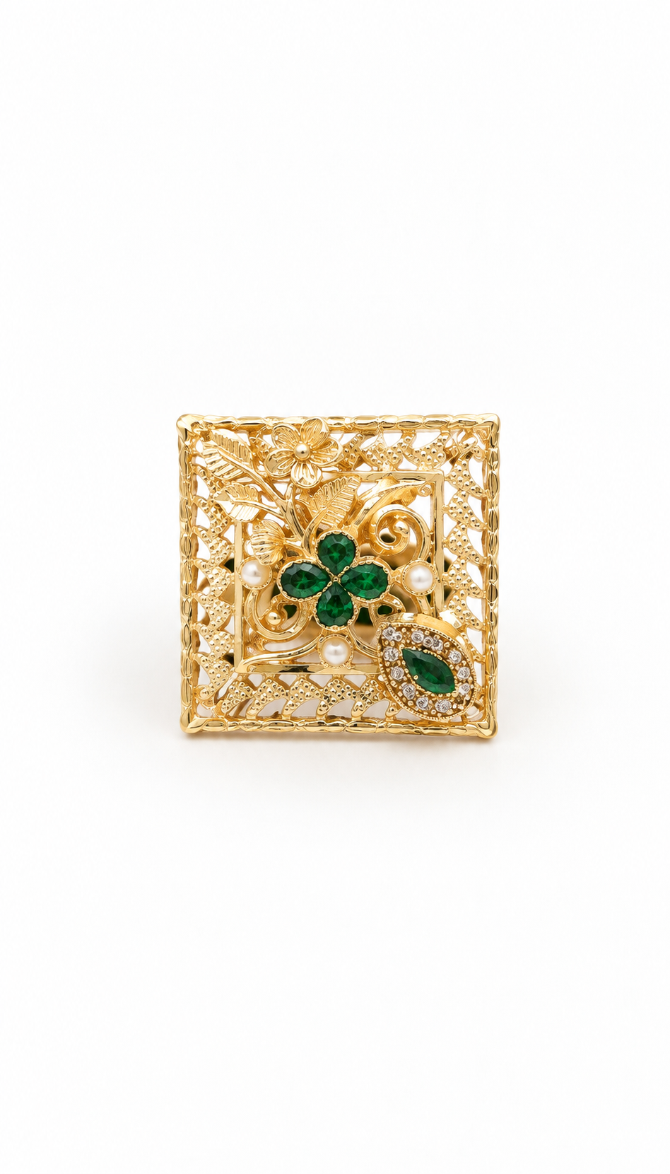 Aurelia Emerald Ring