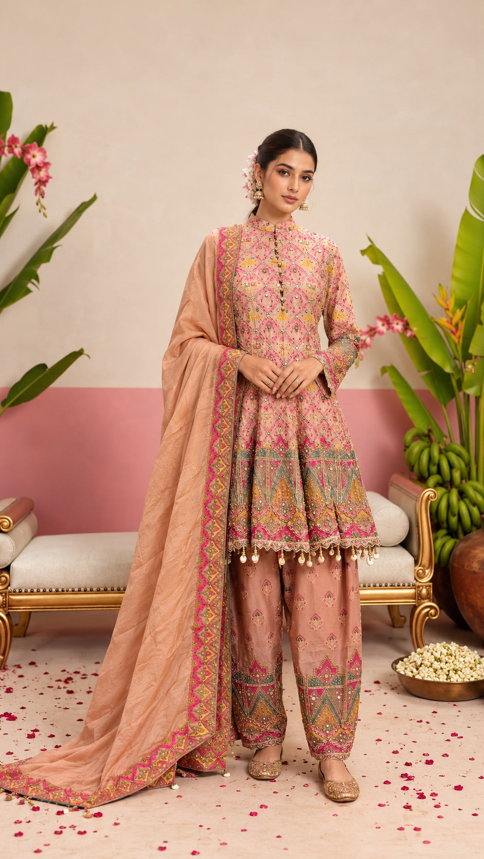 Gold Noor Suit Set
