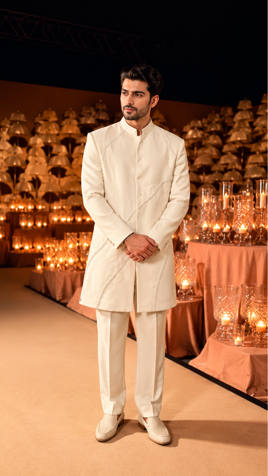Ivory Andaaz Sherwani