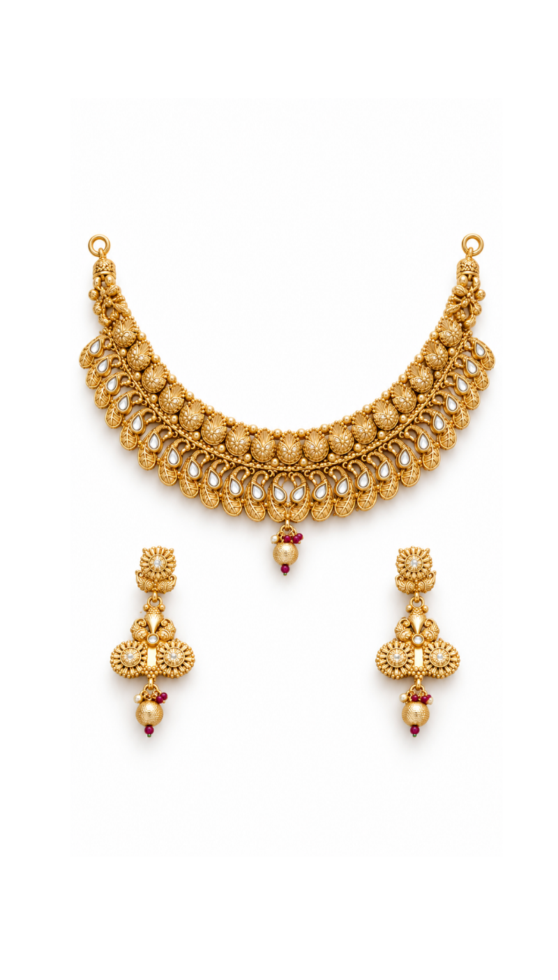 Golden Choker Set