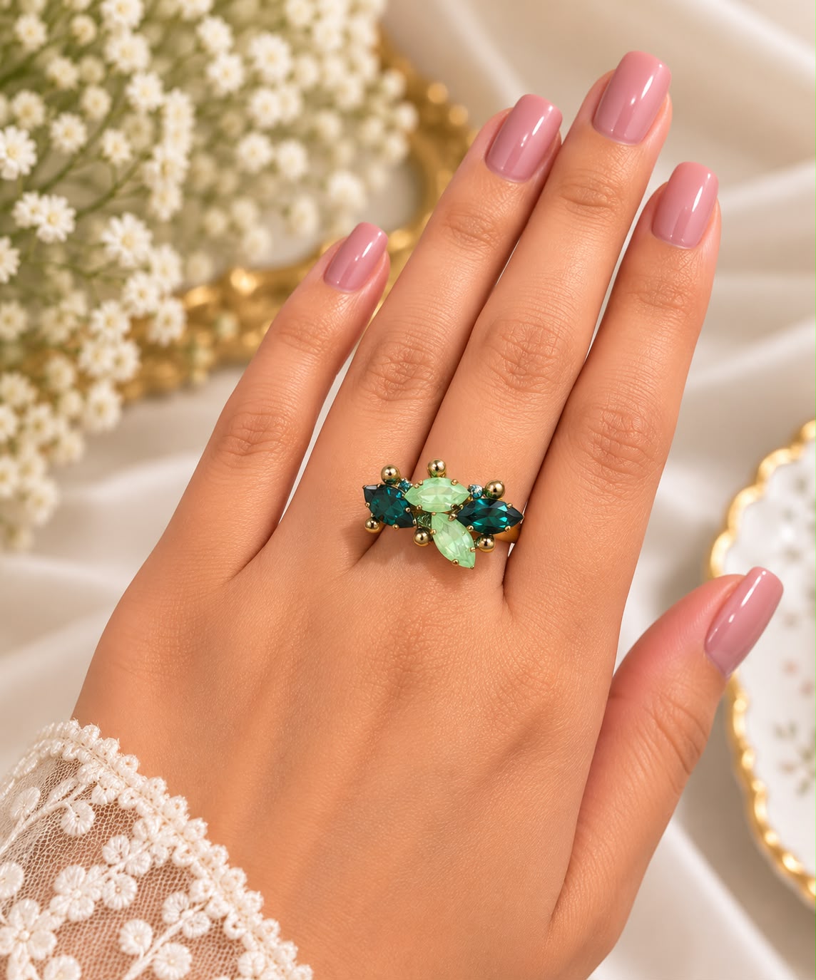 Emerald Noire Ring