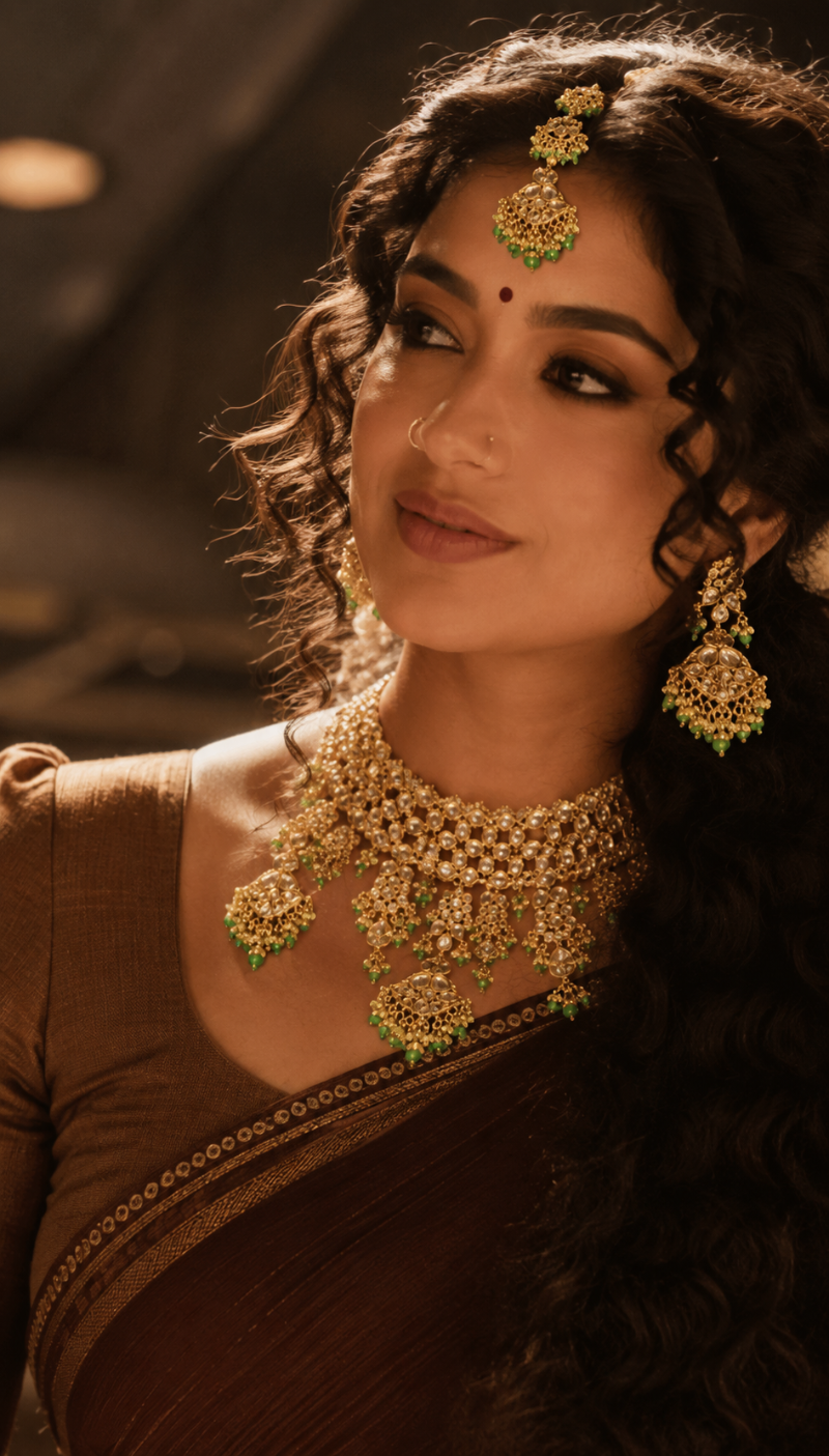 Svarna Veil Choker Set