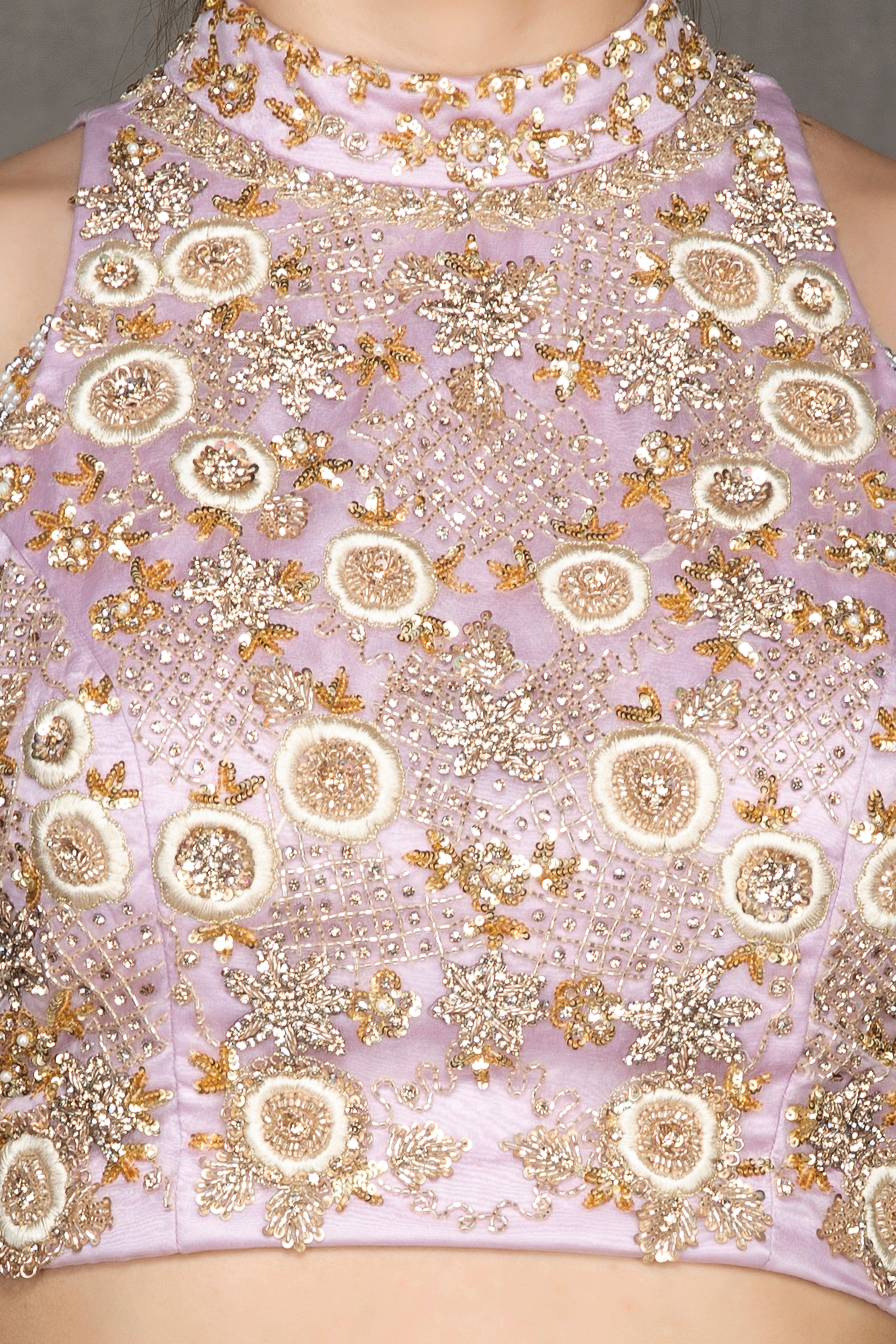 Halter-Neck and Fish-cut Lehenga