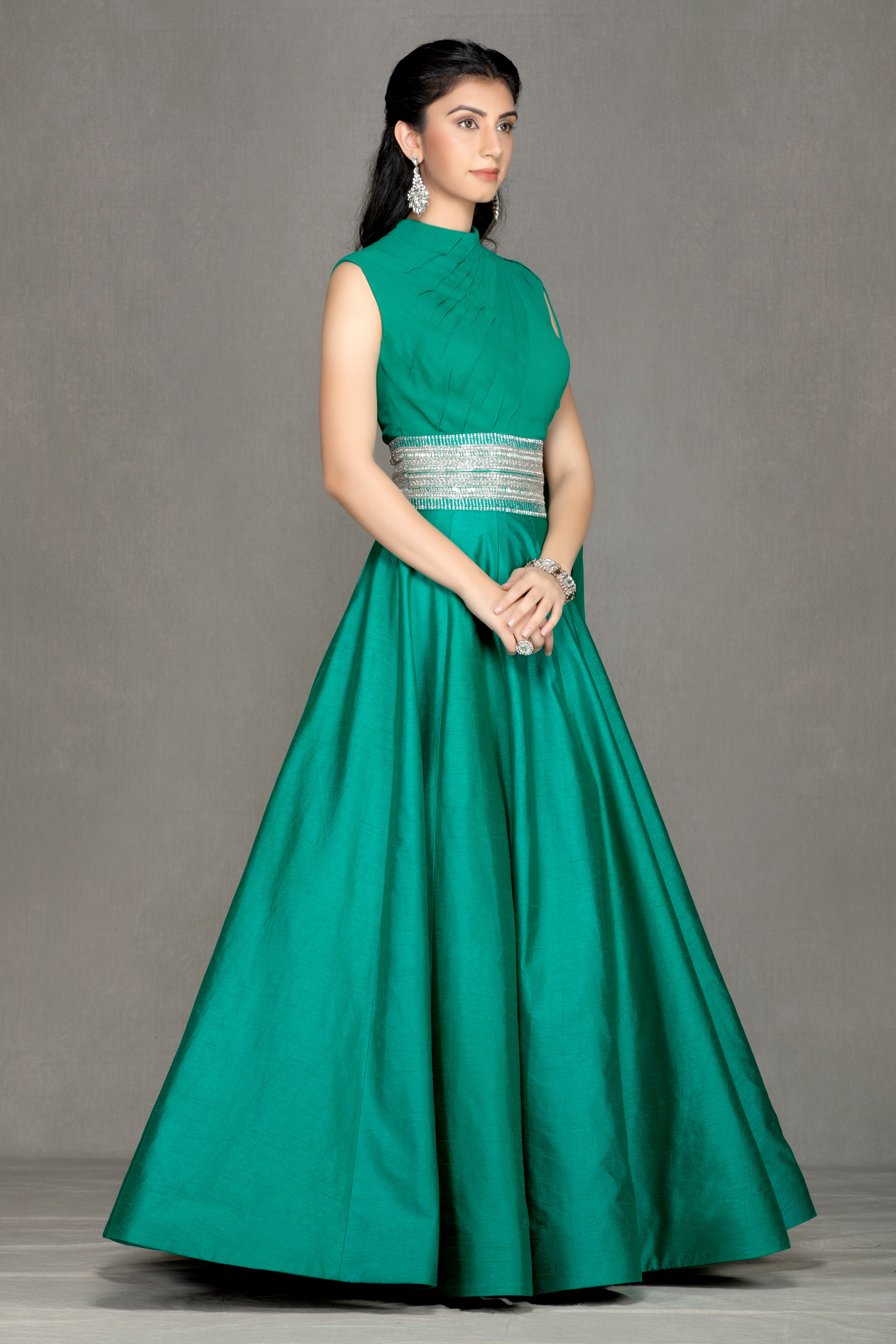 Green party wear