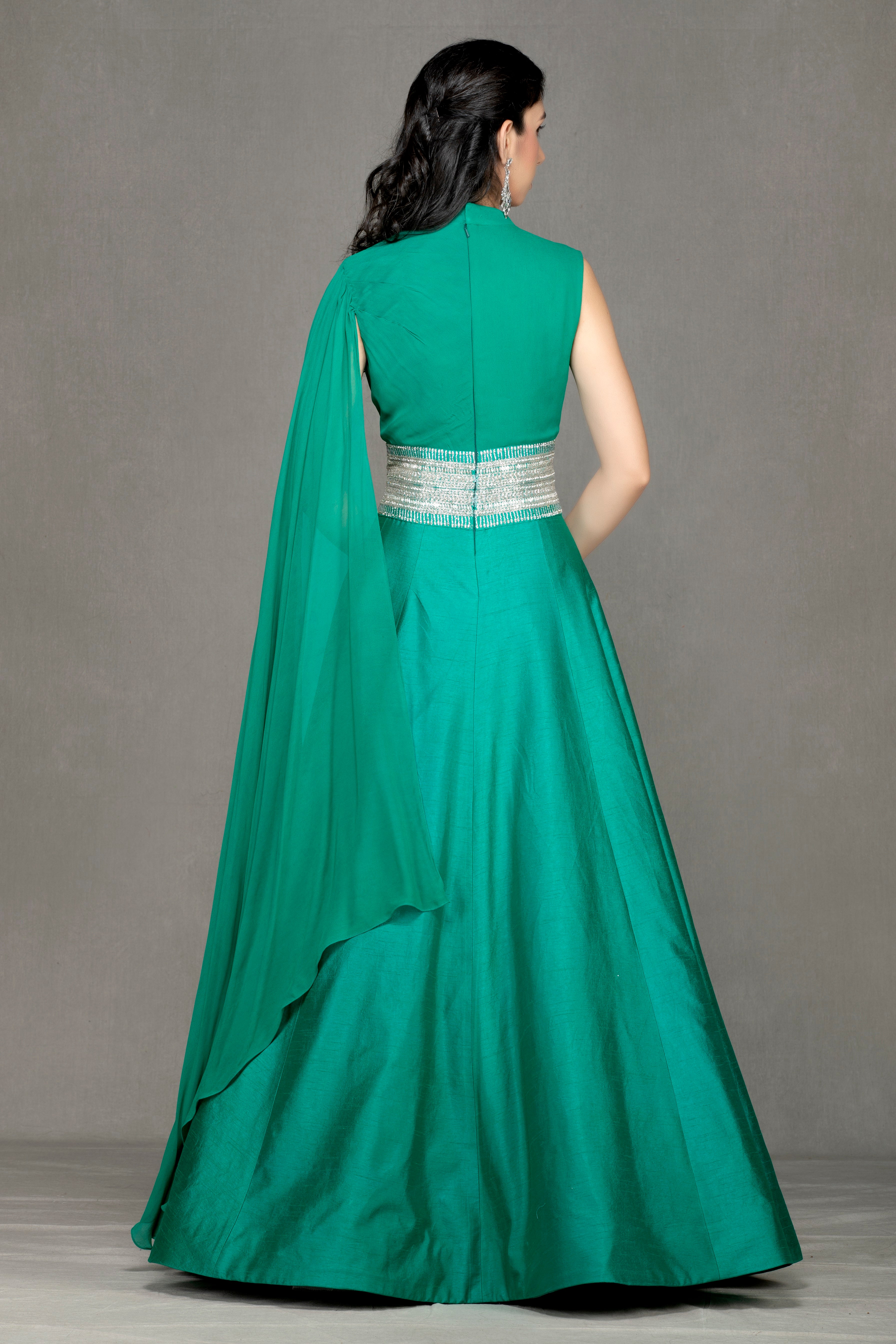 Green party wear