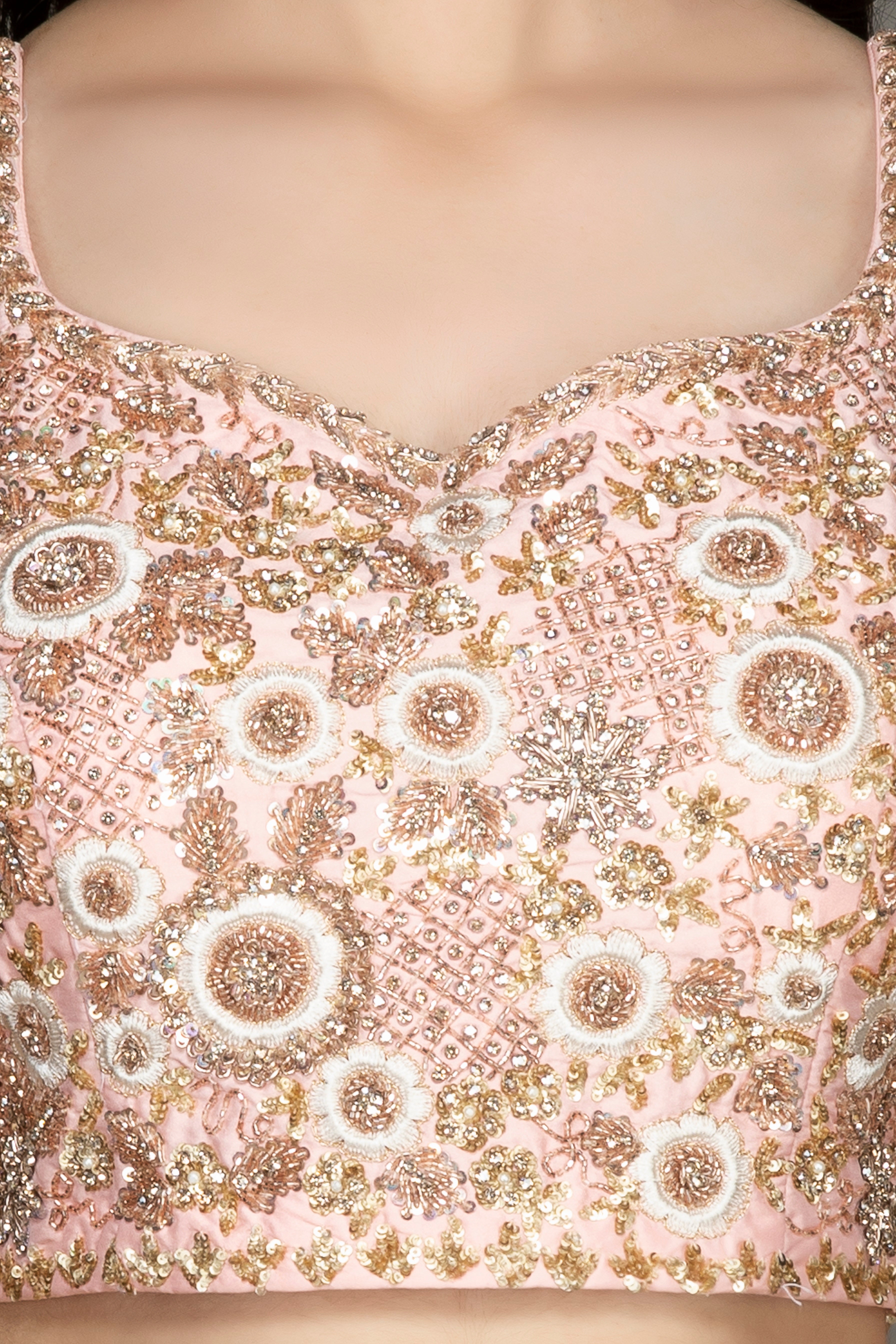 Pink Ombre Shimmer Lehenga