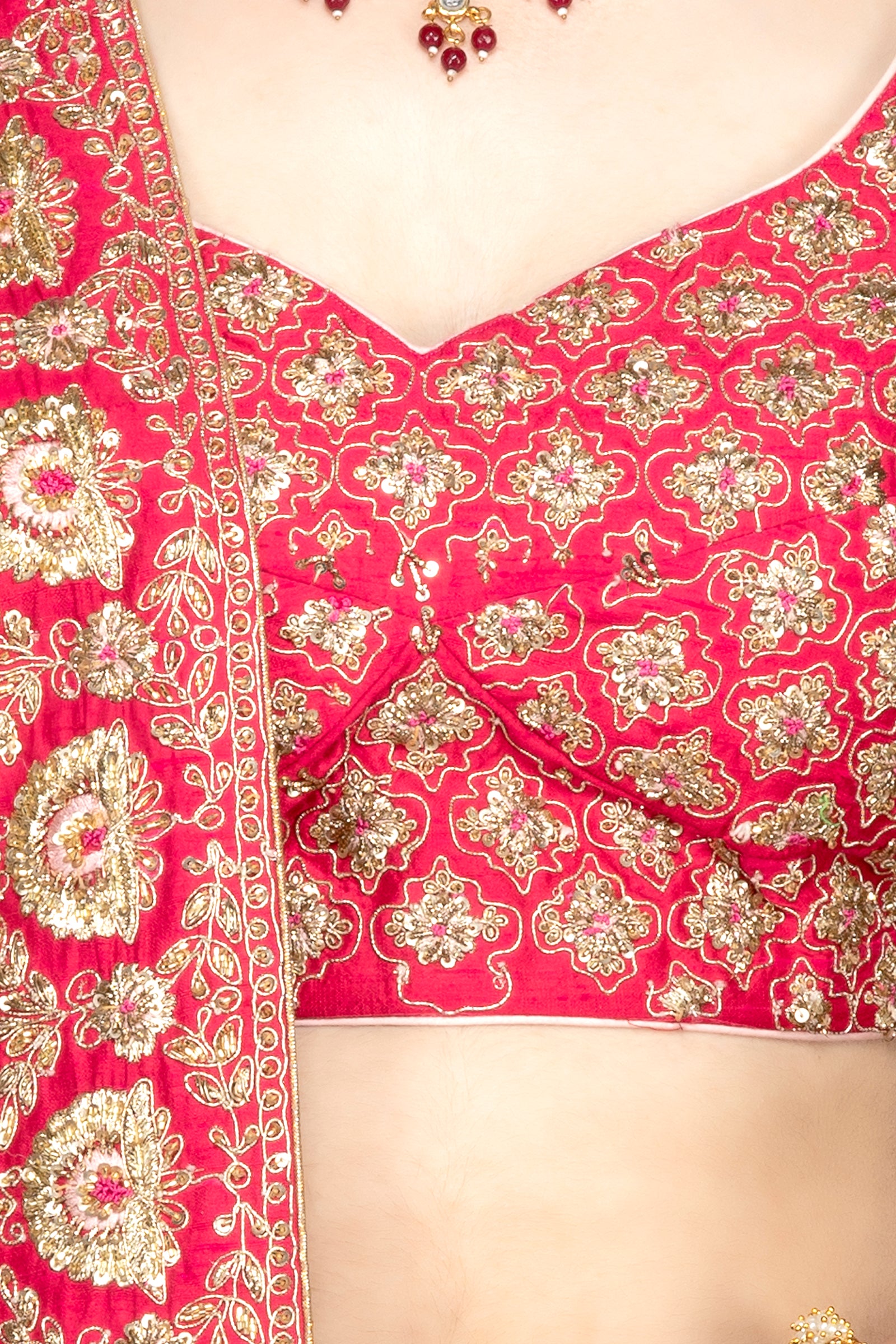 Red Bridal Lehenga
