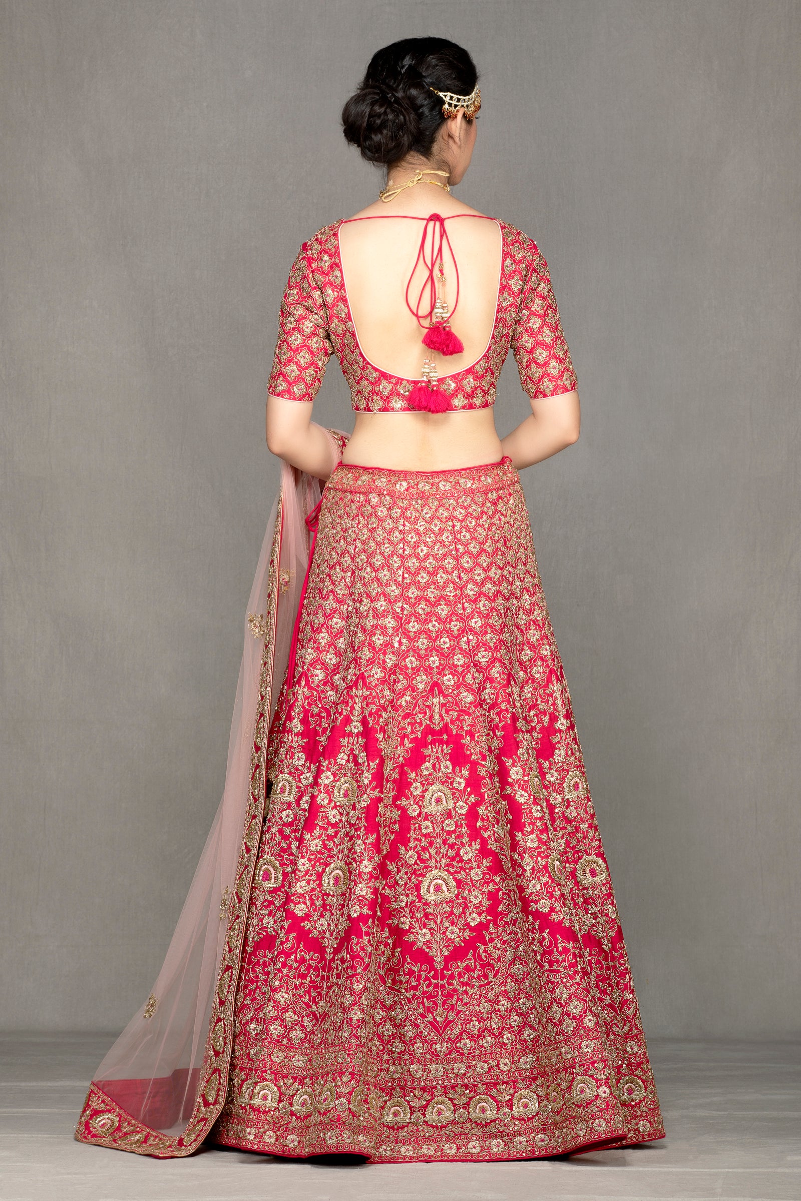 Red Bridal Lehenga
