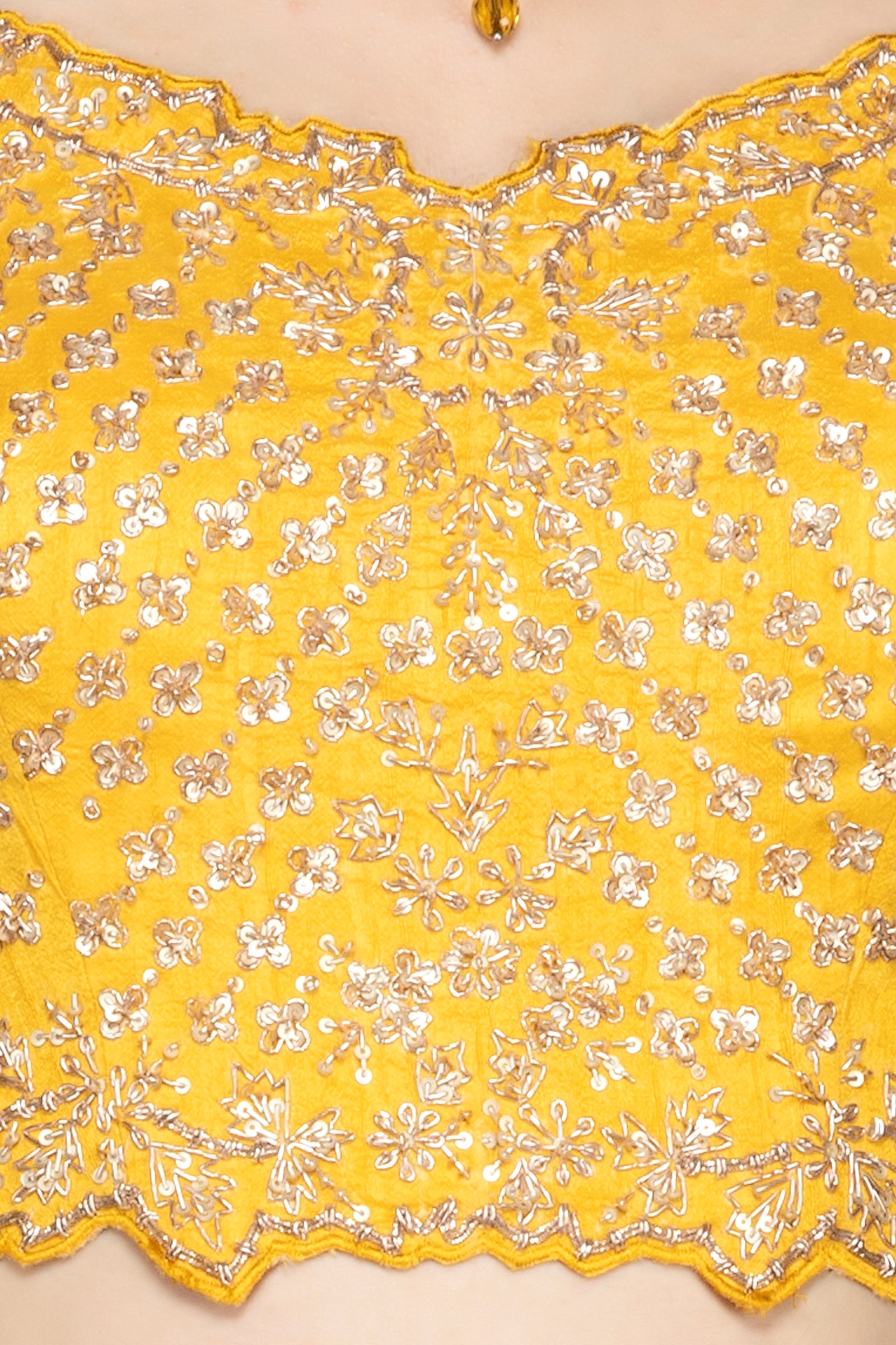 Yellow Bridal Lehenga