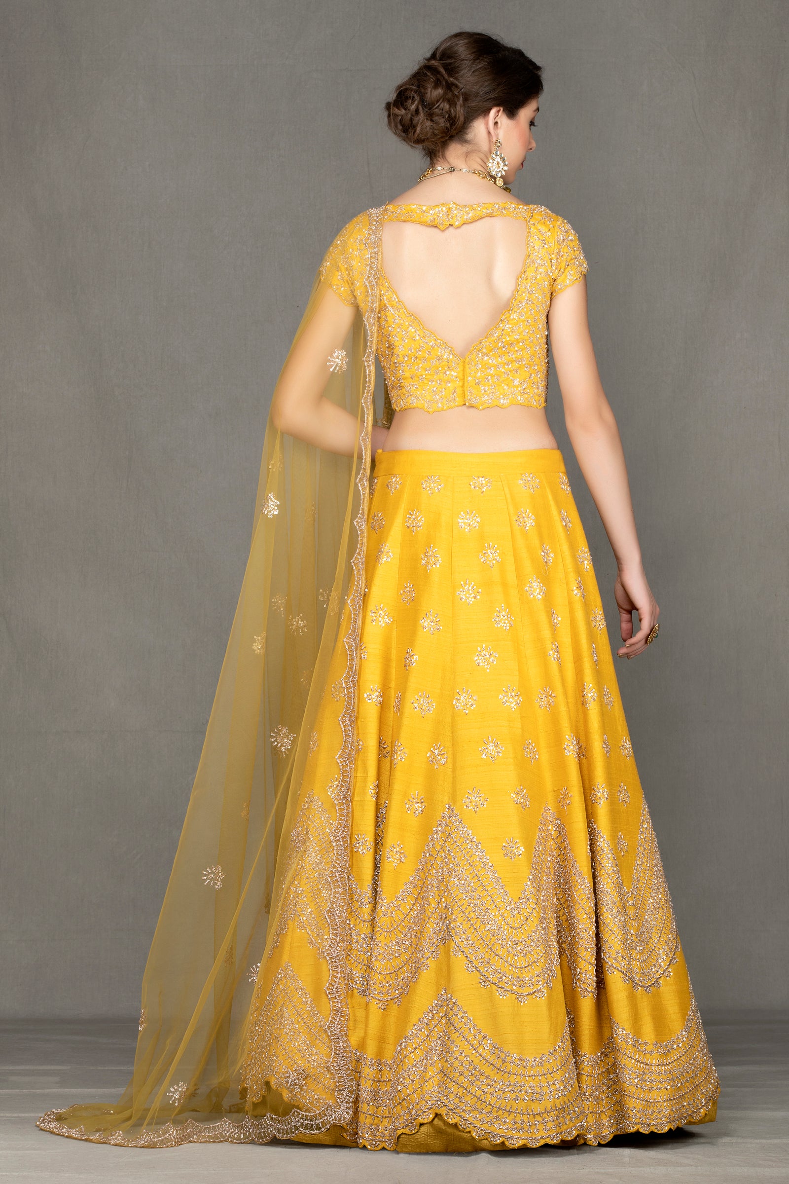 Yellow Bridal Lehenga