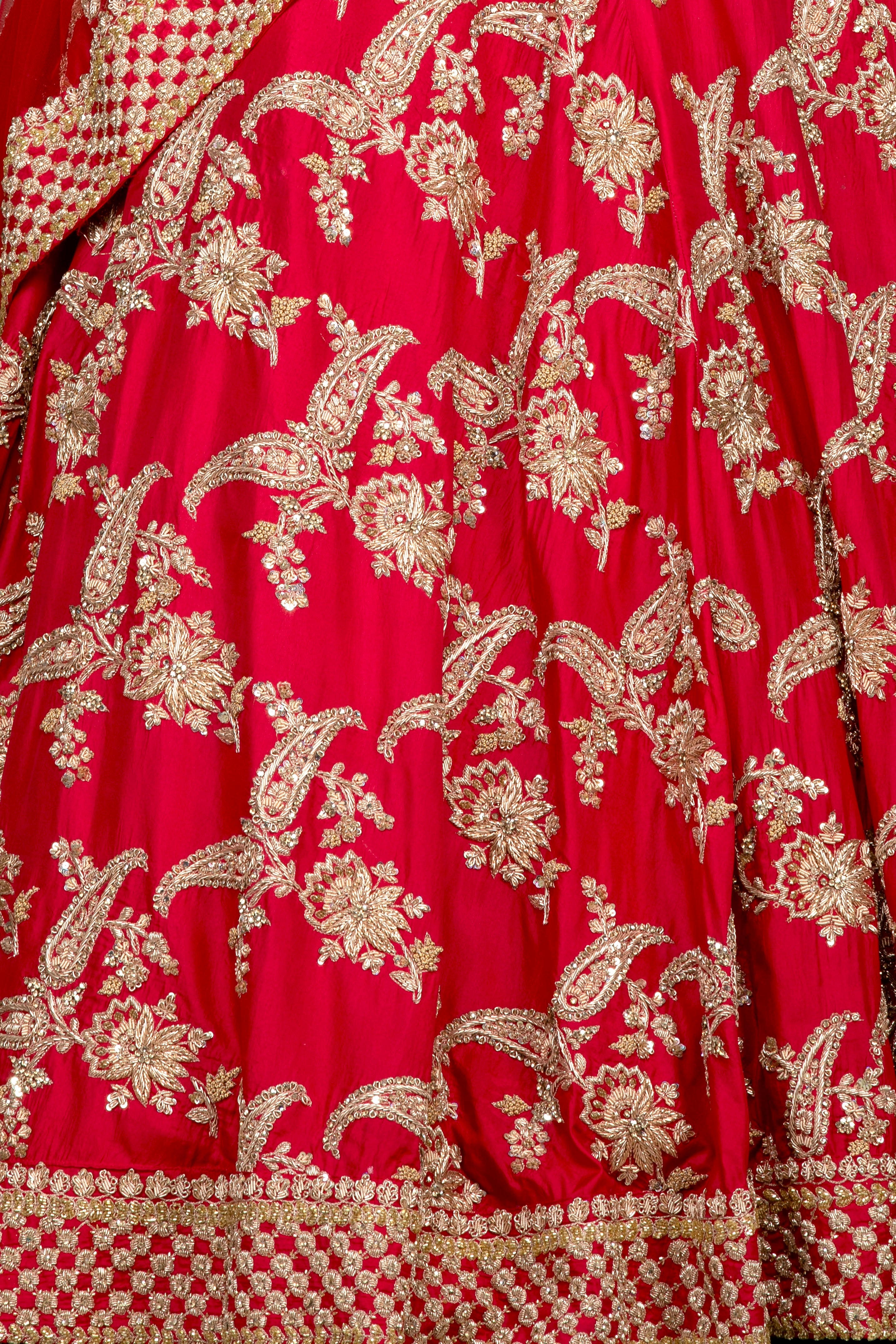 Red Traditional Lehenga