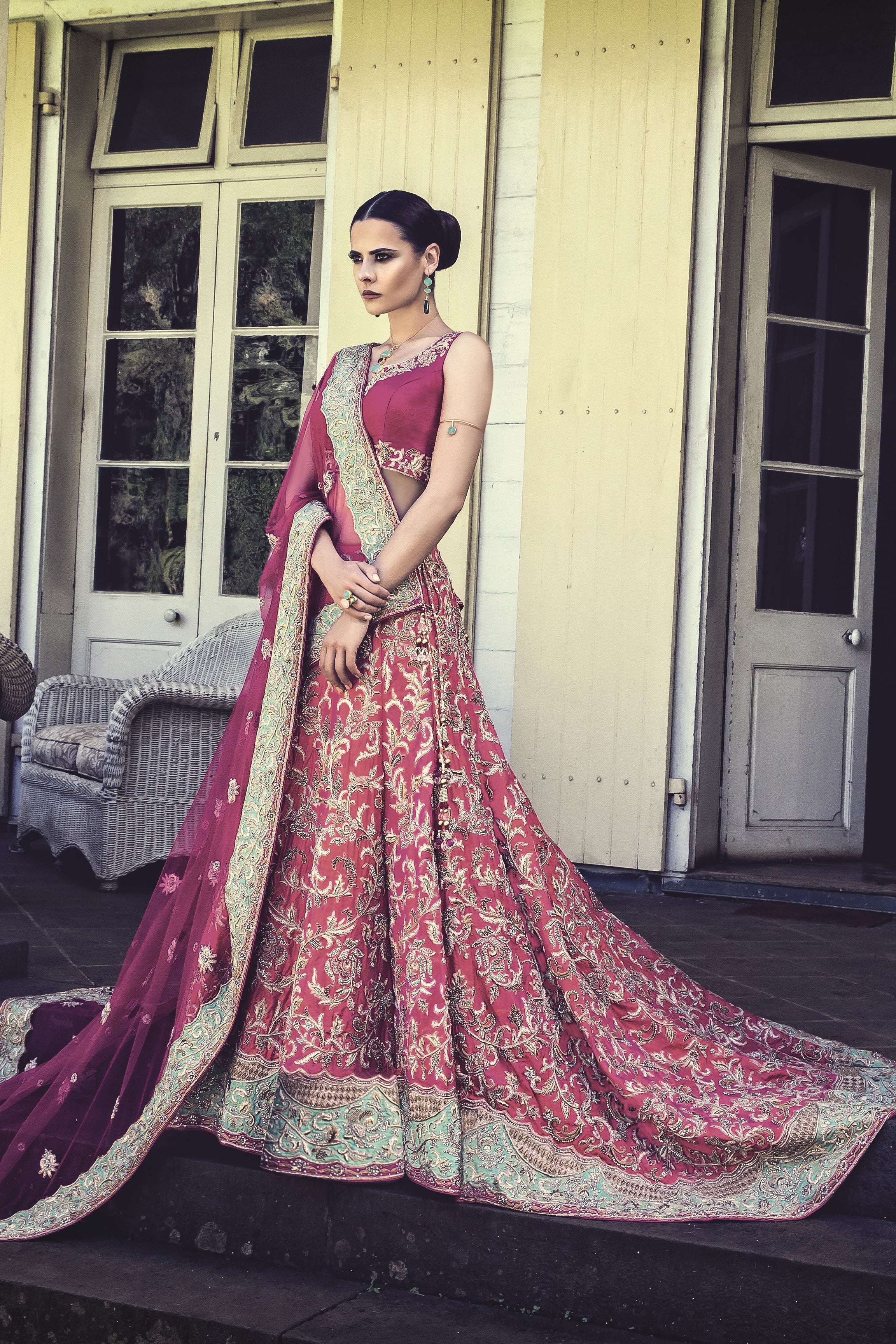 Pink Bridal Lehenga