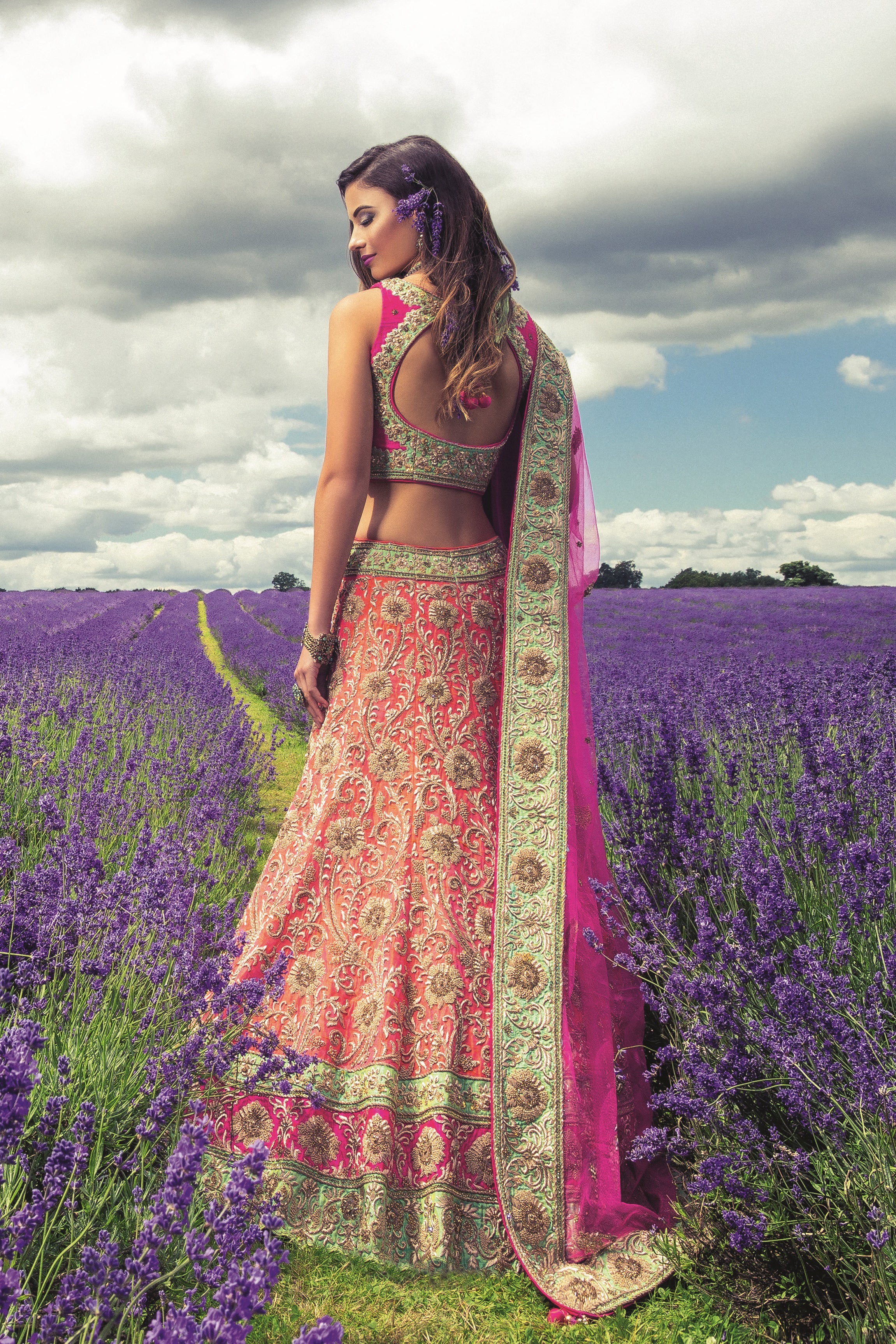 Pink Bridal Lehenga