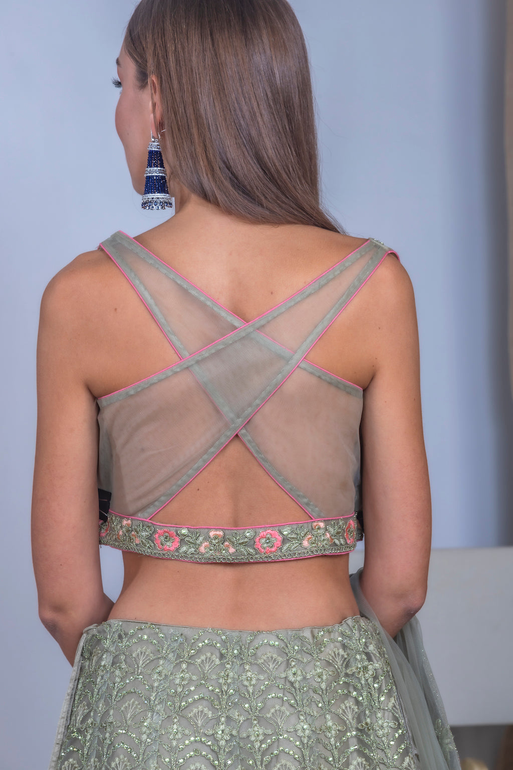 Mint Lehenga