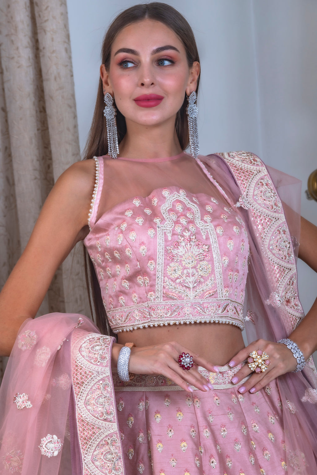 Pink Lehenga