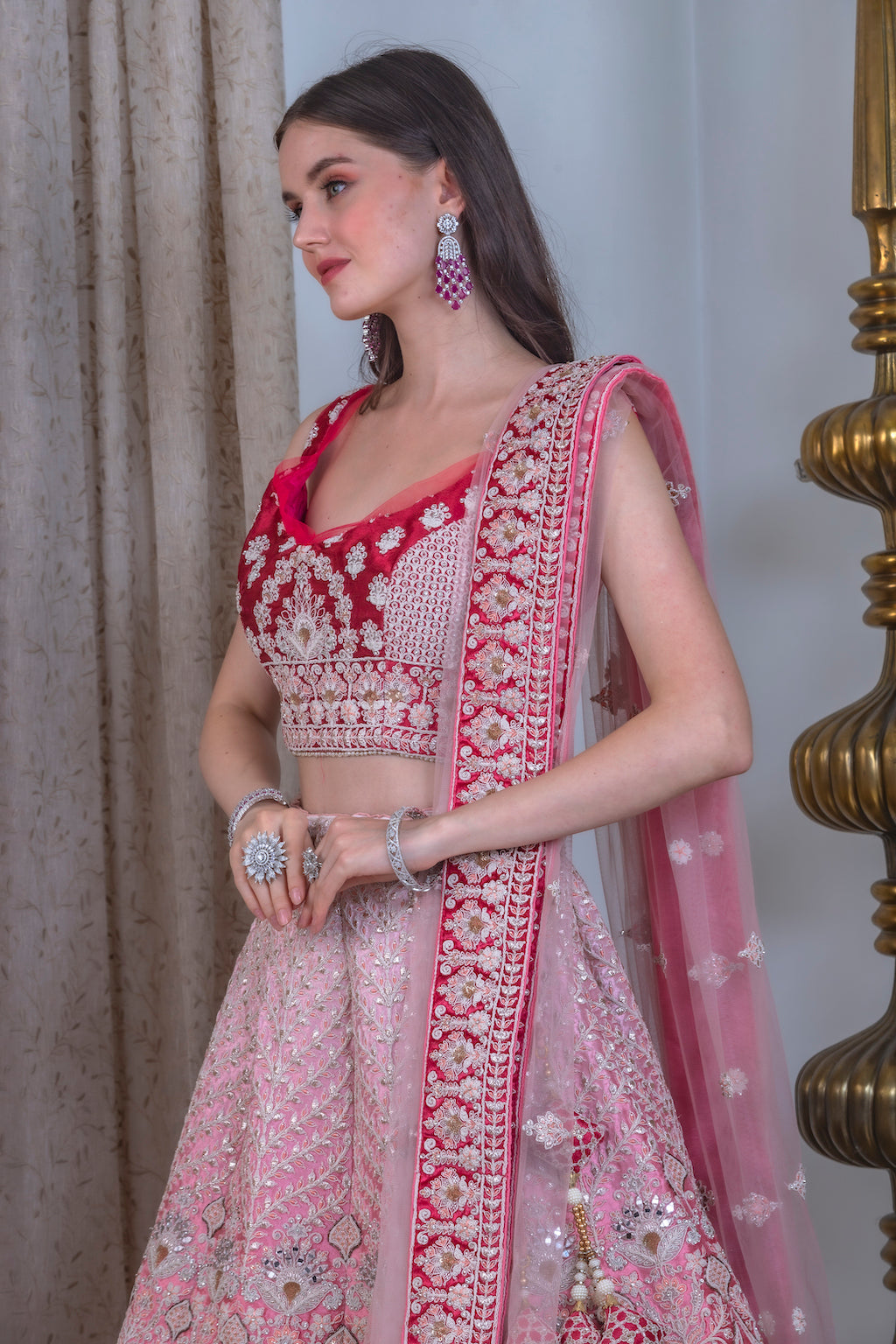 Ombre Lehenga