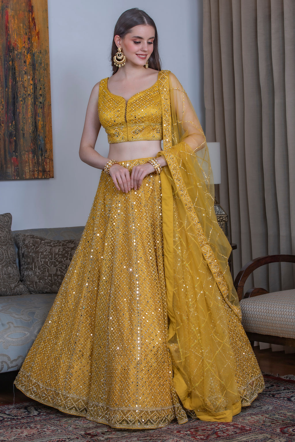 Yellow Lehenga