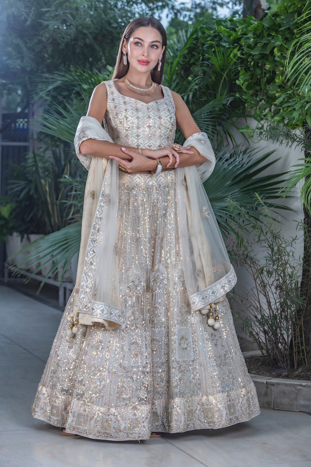 Ivory Lehenga