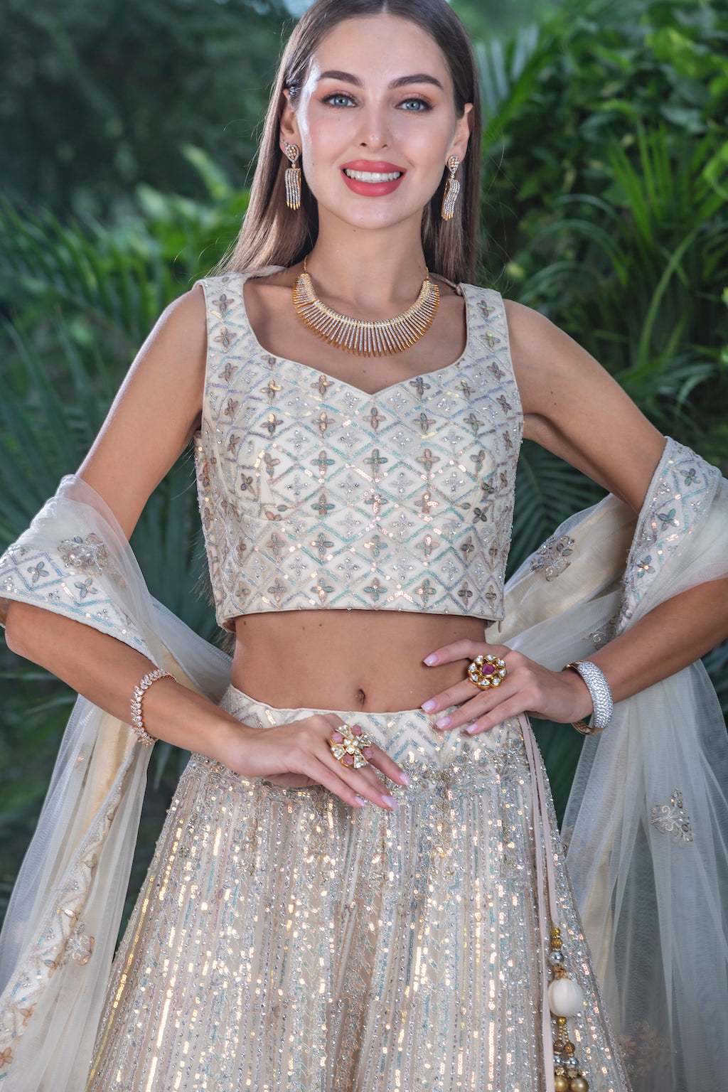 Ivory Lehenga