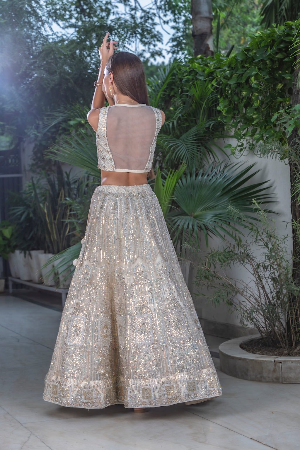 Ivory Lehenga
