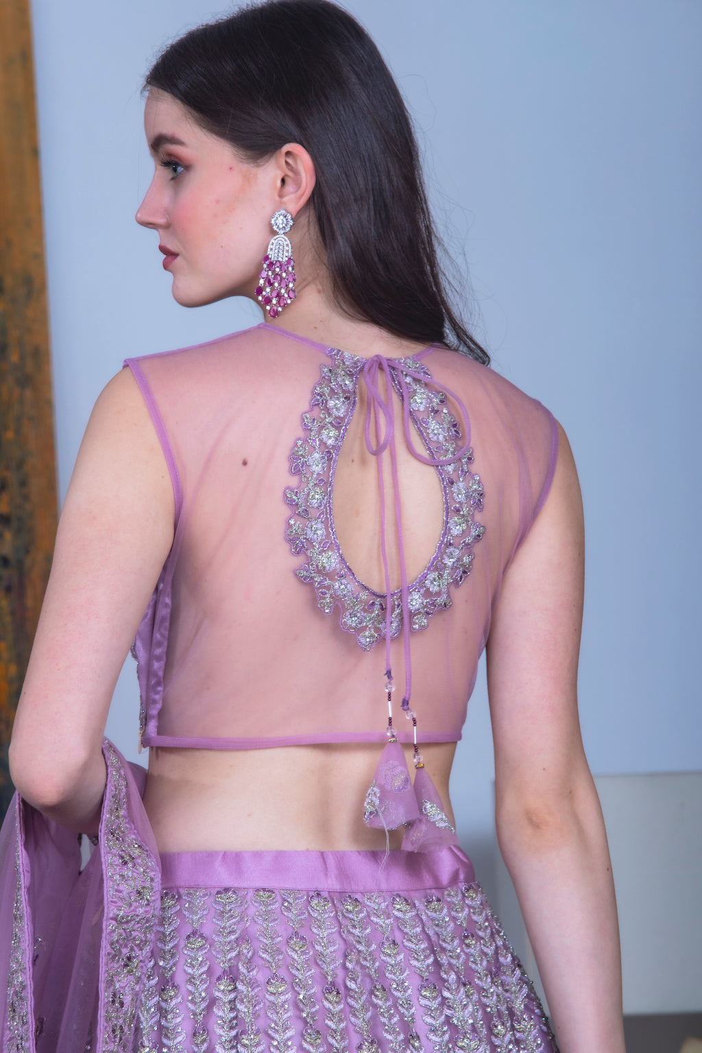 Mauve Lehenga