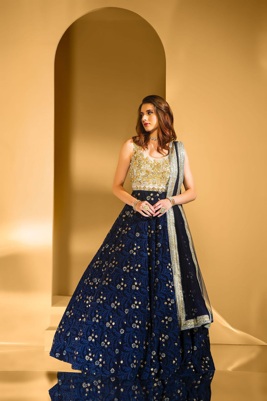 Navy Gown