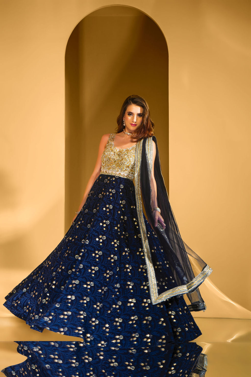 Navy Gown