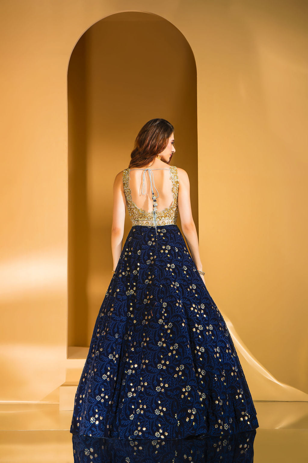 Navy Gown
