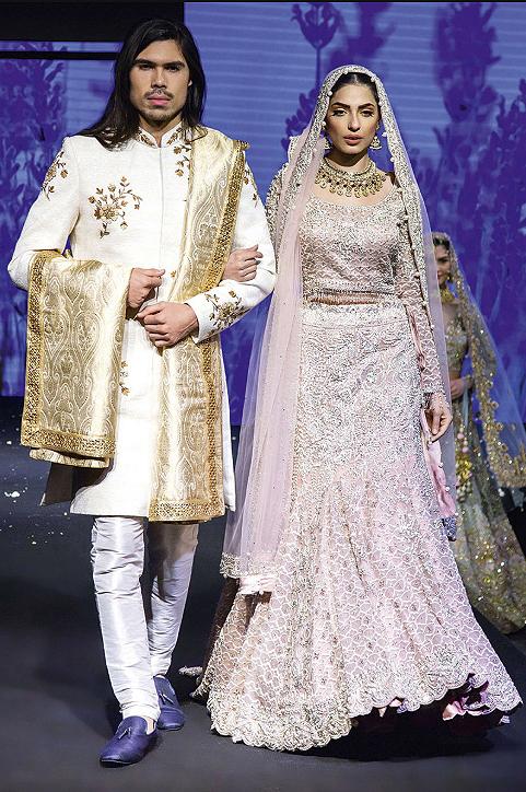 Mint Bride-groom lehenga and sherwani