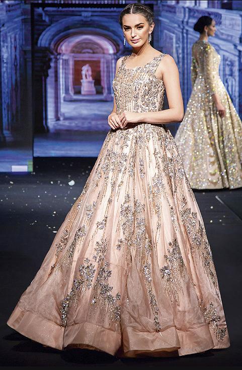 Nude Bridal Gown