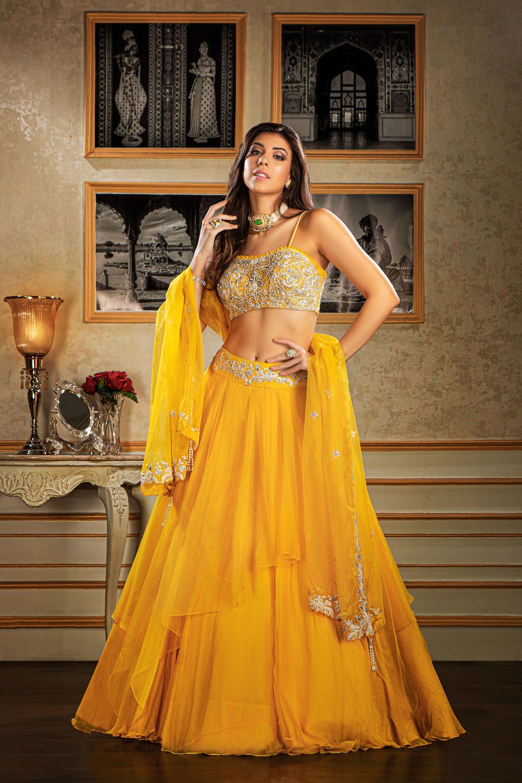 Yellow Top and Skirt