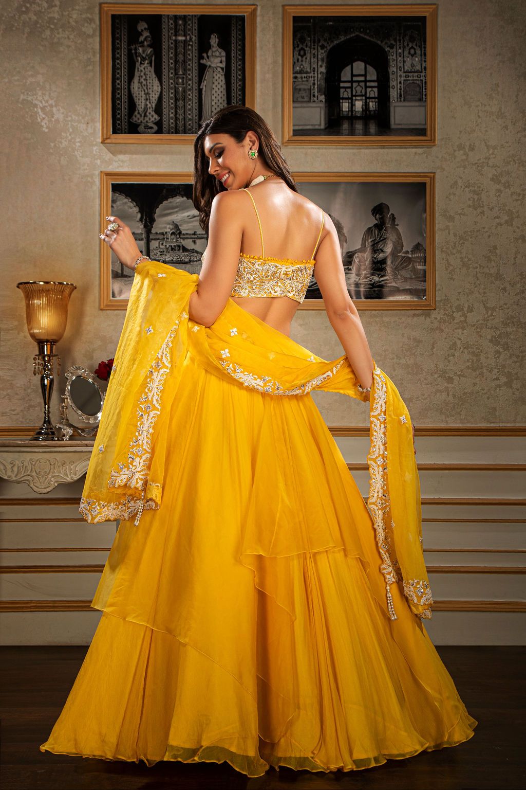 Yellow Top and Skirt