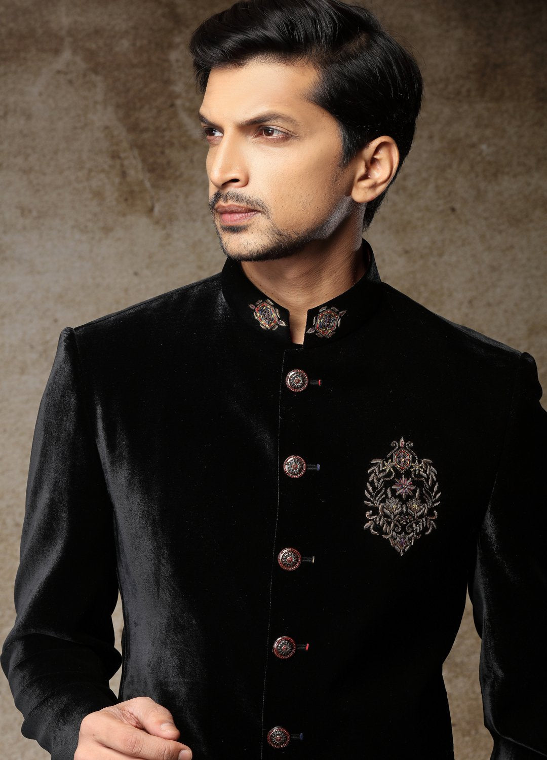 Black Velvet Jodhpuri