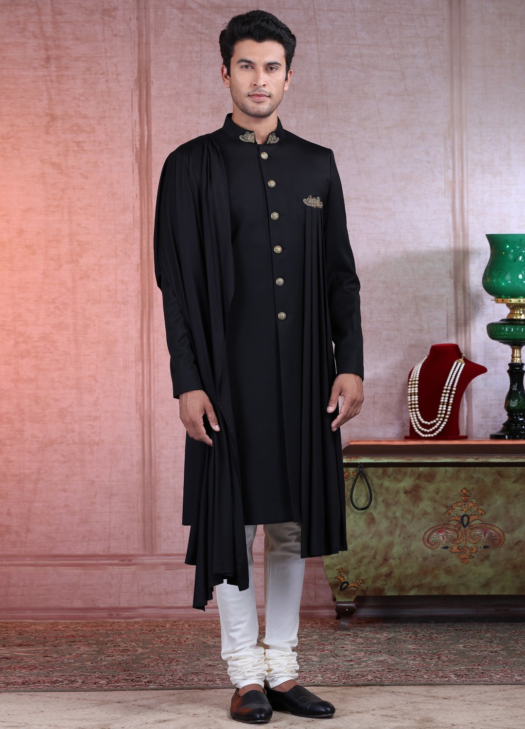 Black Sherwani