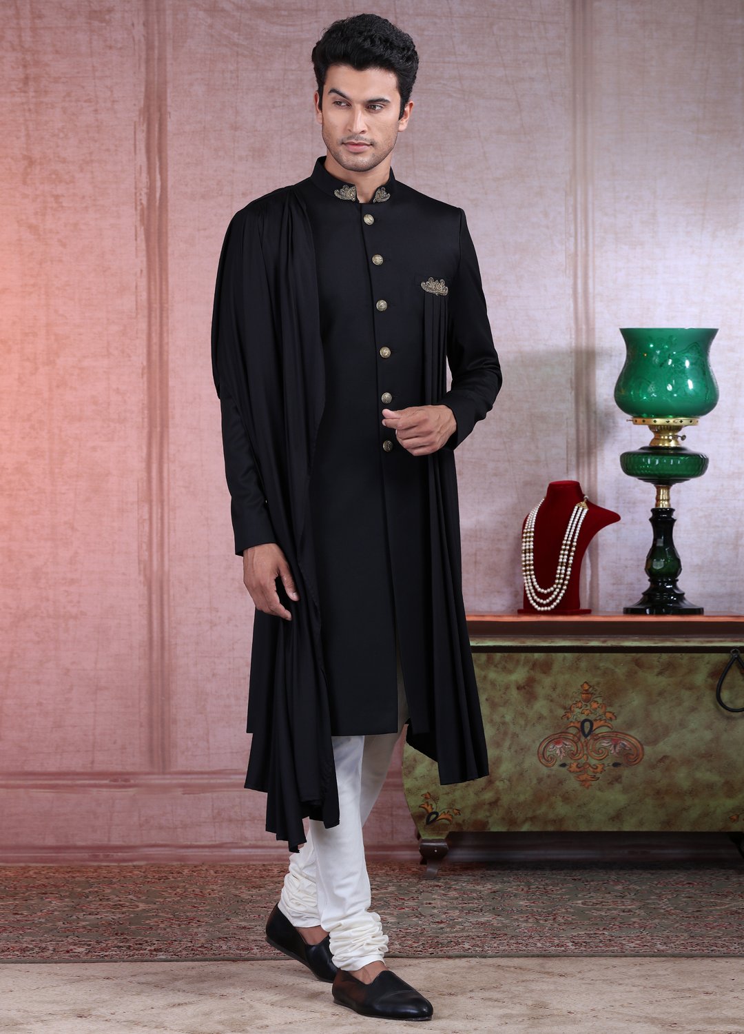 Black Sherwani