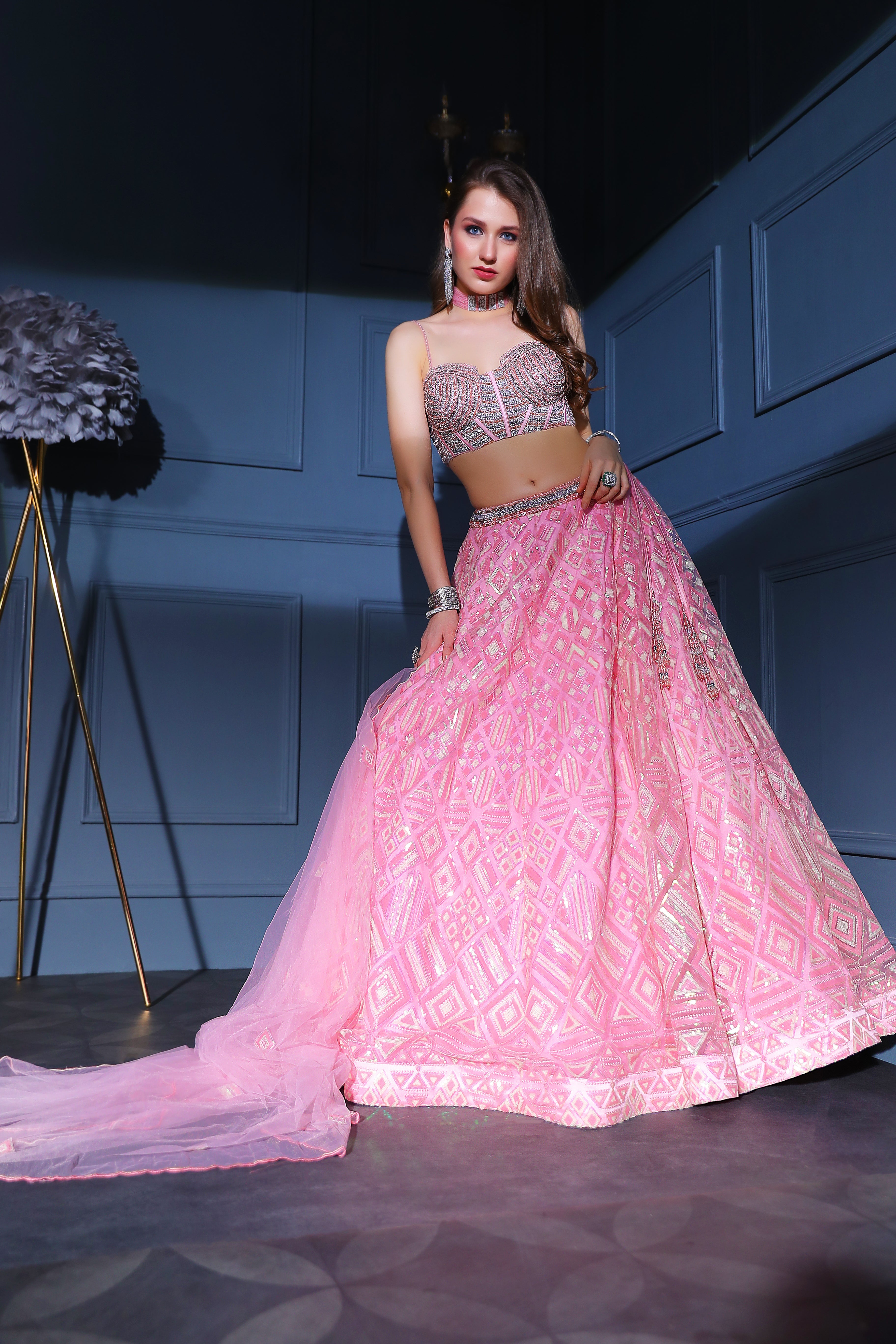 Pink Skirt and Top