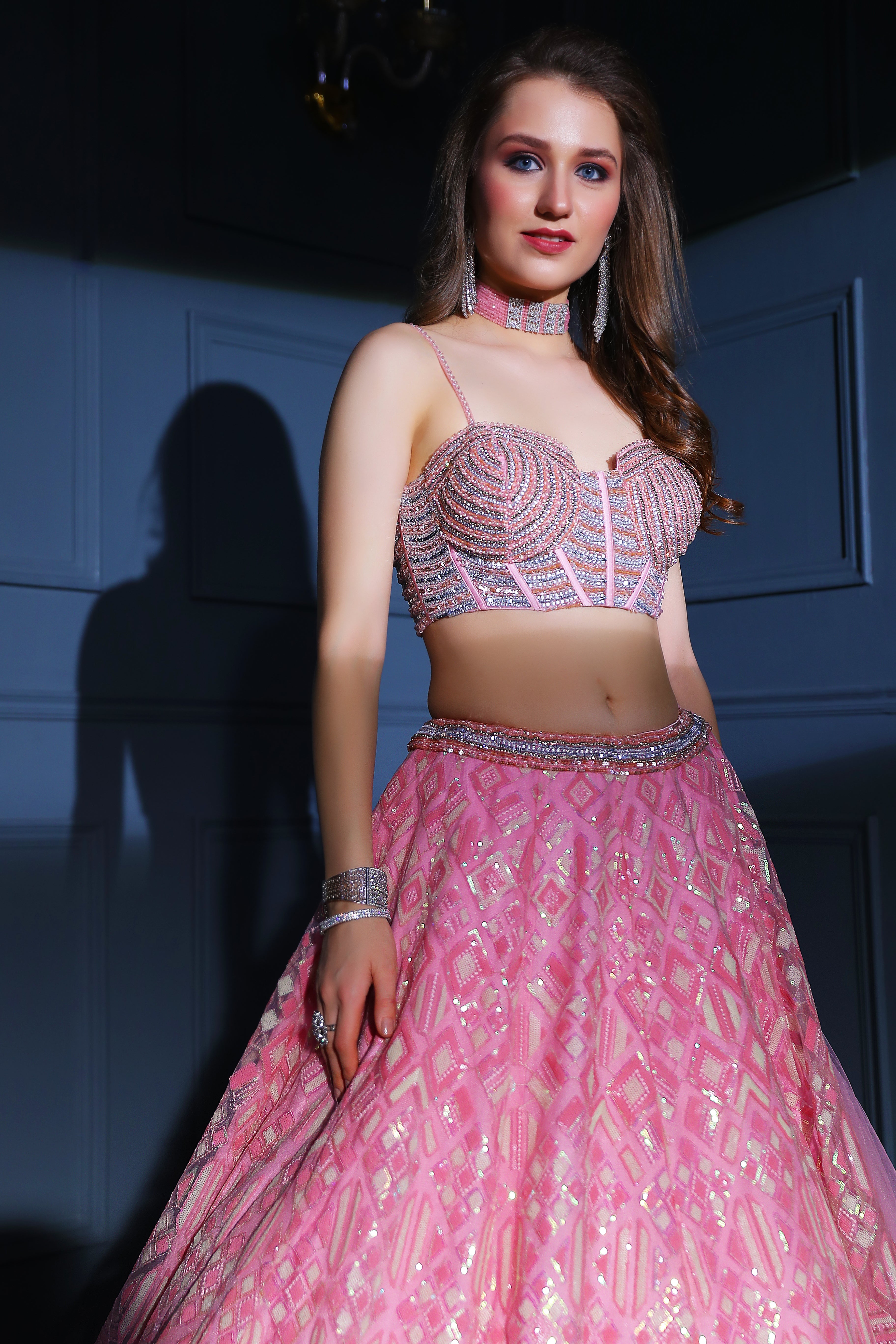 Pink Skirt and Top