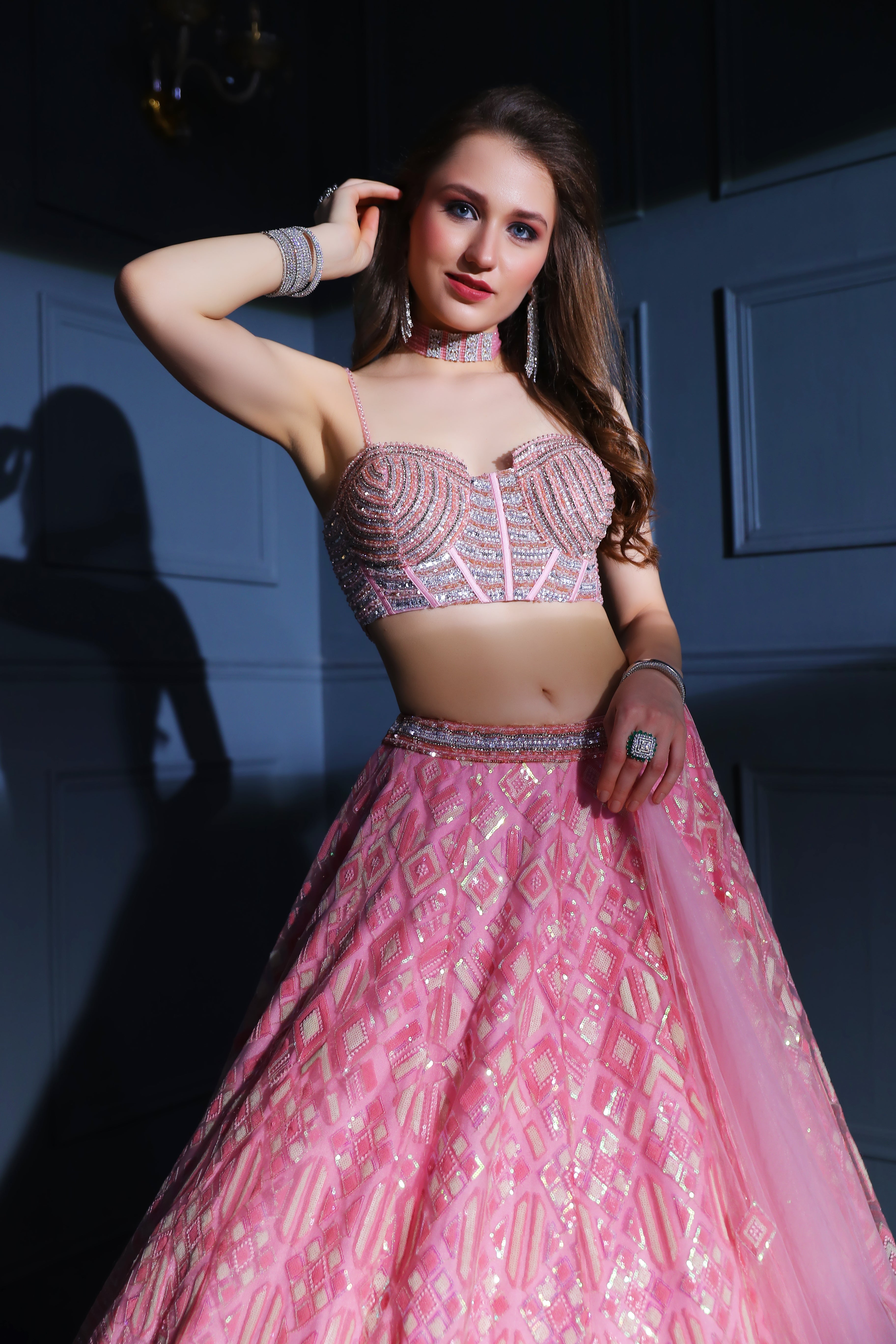 Pink Skirt and Top