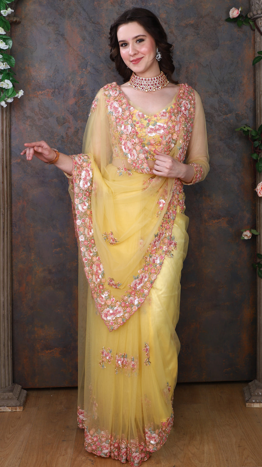Yellow Saree